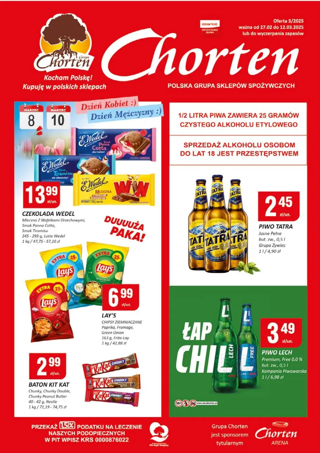 gazetka promocyjna Chorten Łódzkie - minimarket - Strona 1