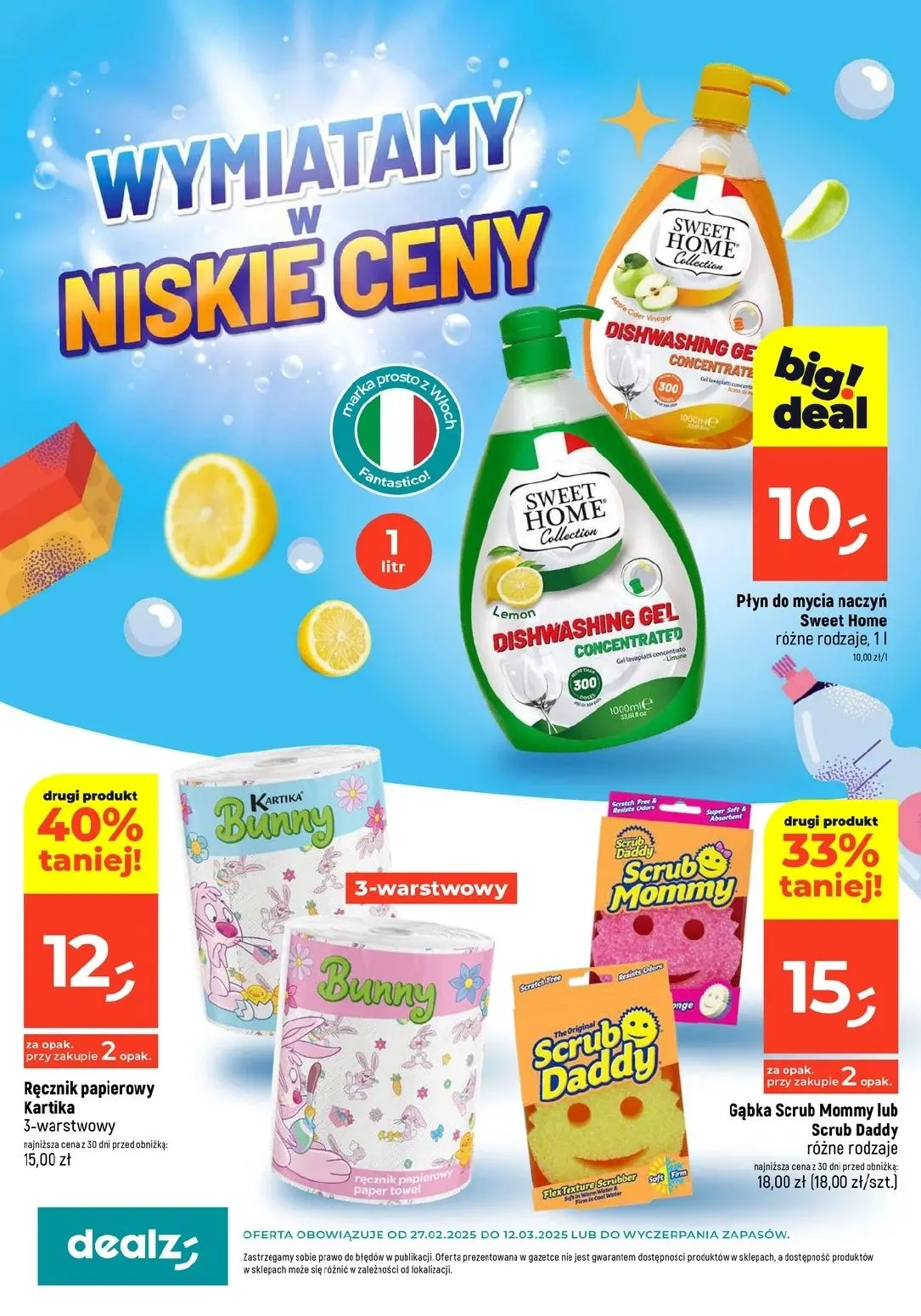 gazetka promocyjna Dealz Wymiatamy w niskie ceny - Strona 1