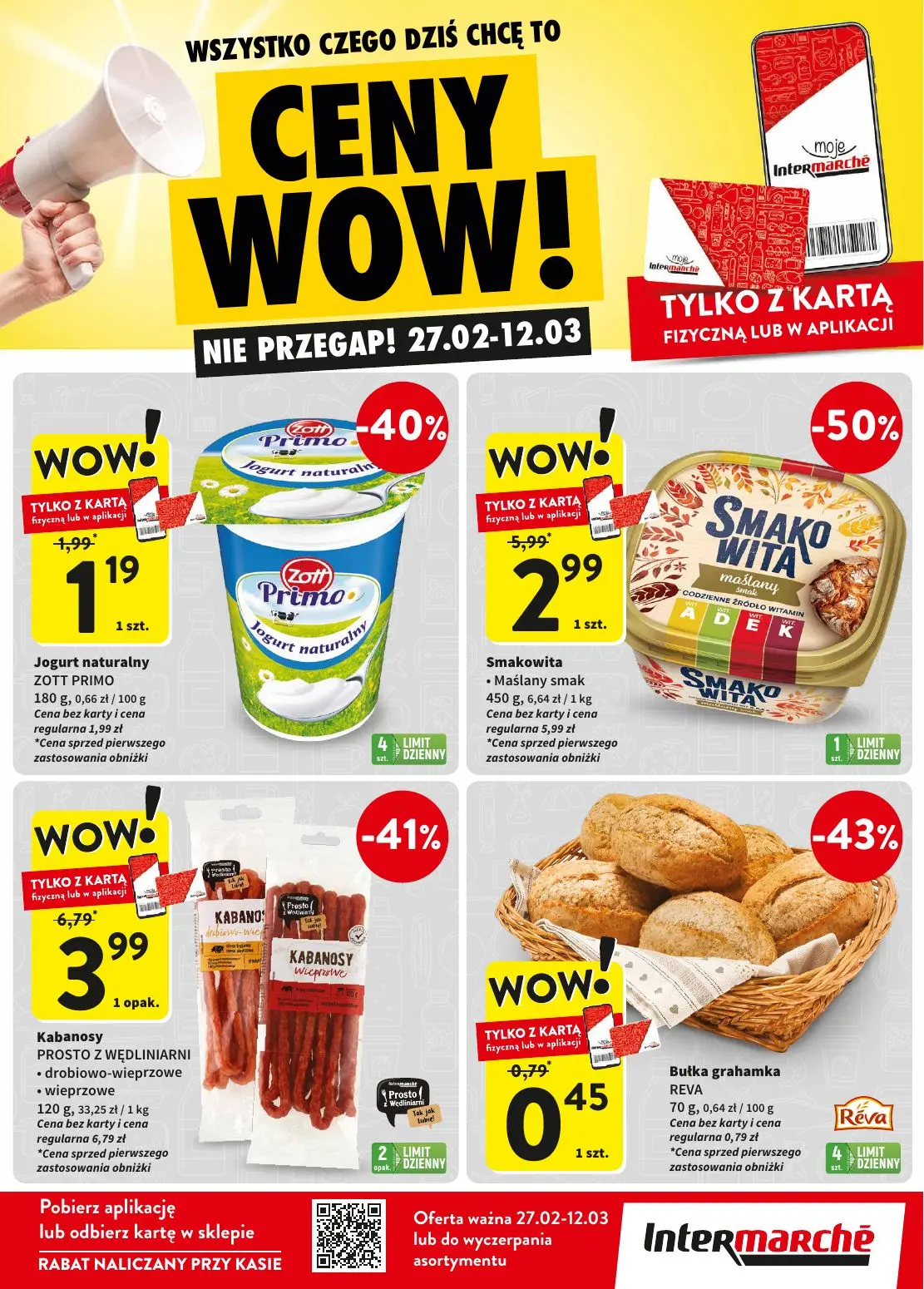 gazetka promocyjna Intermarche Ceny WOW! - Strona 1