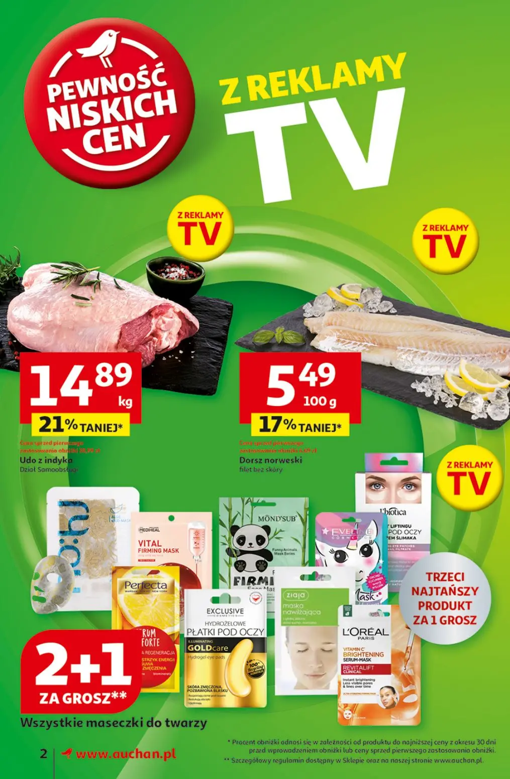 gazetka promocyjna Auchan Supermarket Z Małą Cenką dźwigniesz więcej! - Strona 2