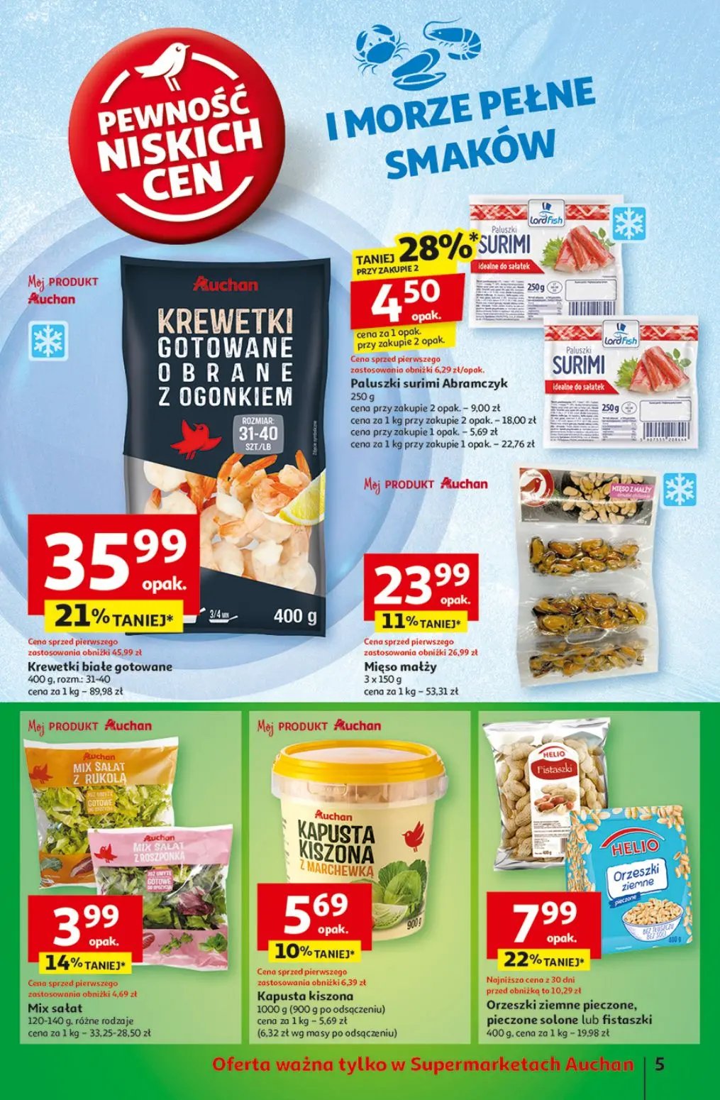 gazetka promocyjna Auchan Supermarket Z Małą Cenką dźwigniesz więcej! - Strona 7