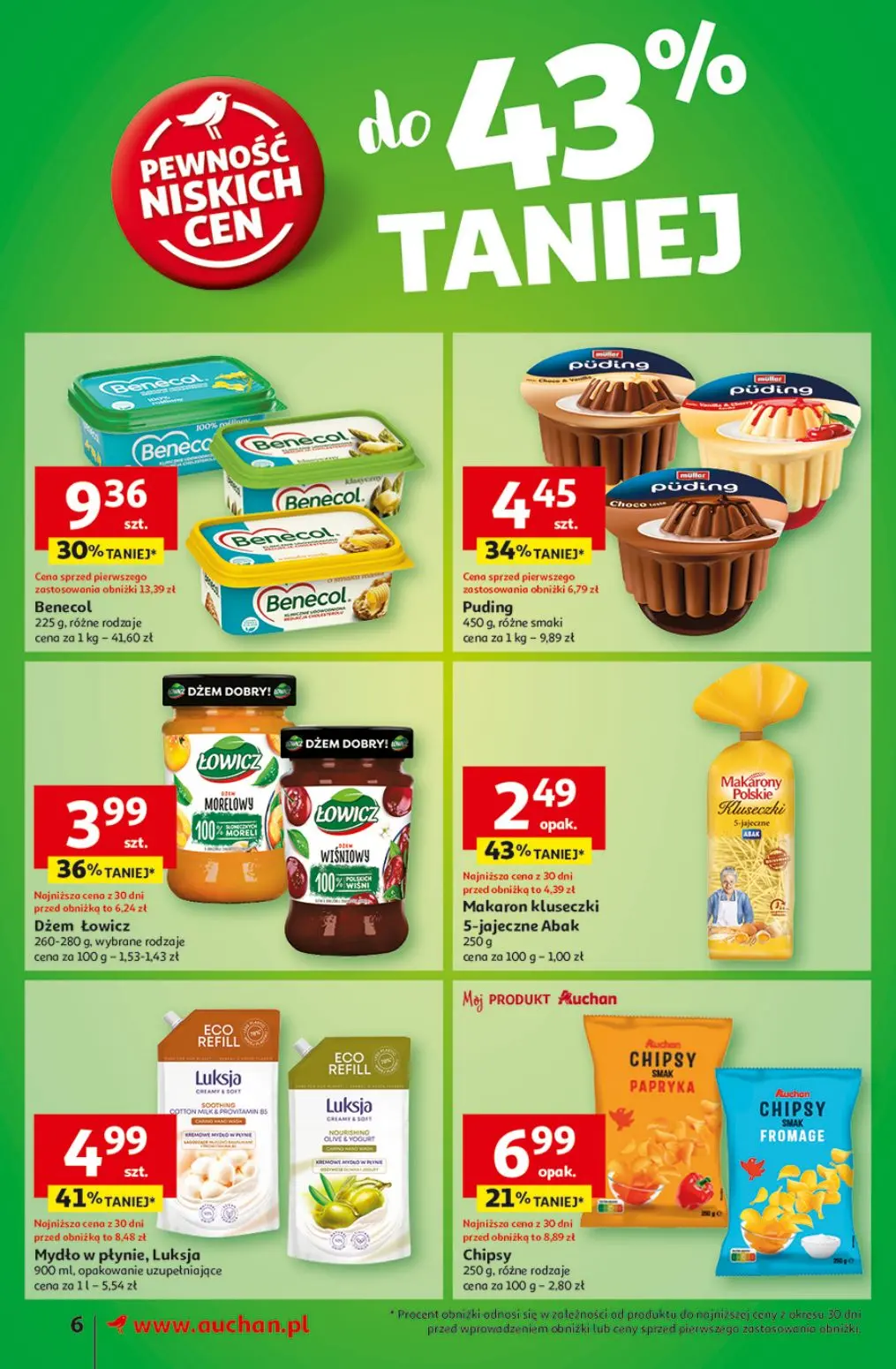 gazetka promocyjna Auchan Supermarket Z Małą Cenką dźwigniesz więcej! - Strona 8