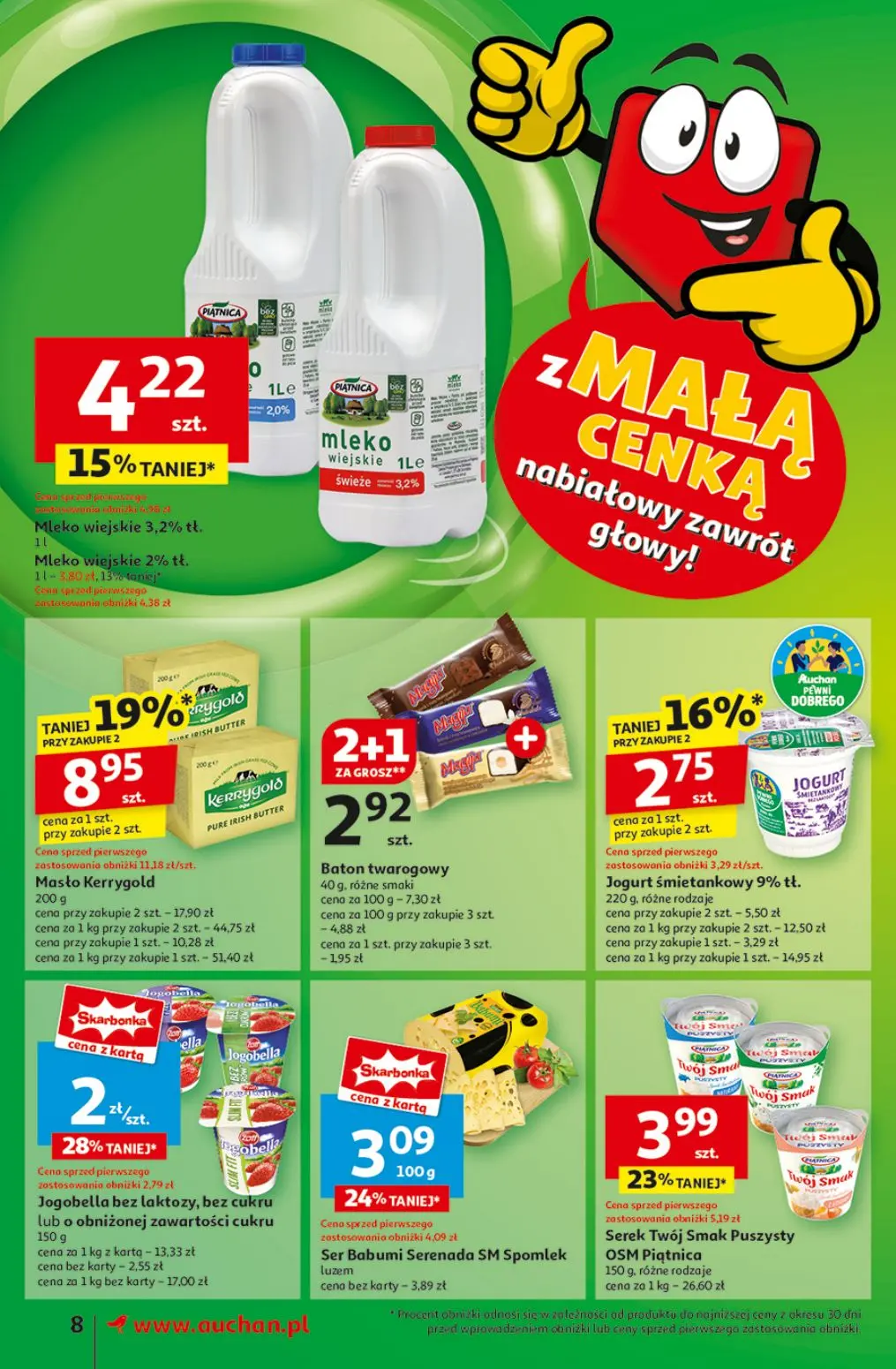 gazetka promocyjna Auchan Supermarket Z Małą Cenką dźwigniesz więcej! - Strona 10