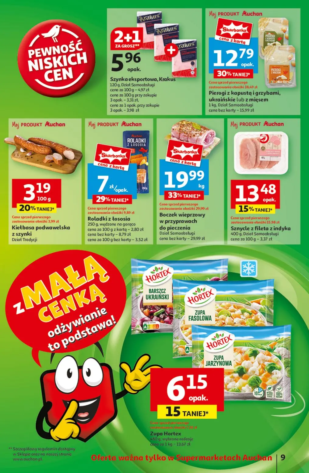 gazetka promocyjna Auchan Supermarket Z Małą Cenką dźwigniesz więcej! - Strona 11