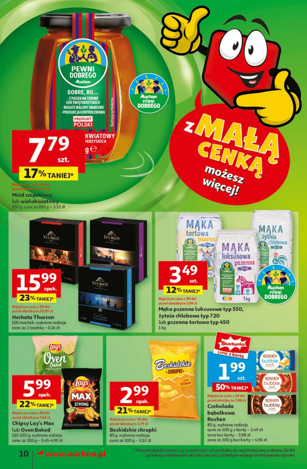 gazetka promocyjna Auchan Supermarket Z Małą Cenką dźwigniesz więcej! - Strona 12