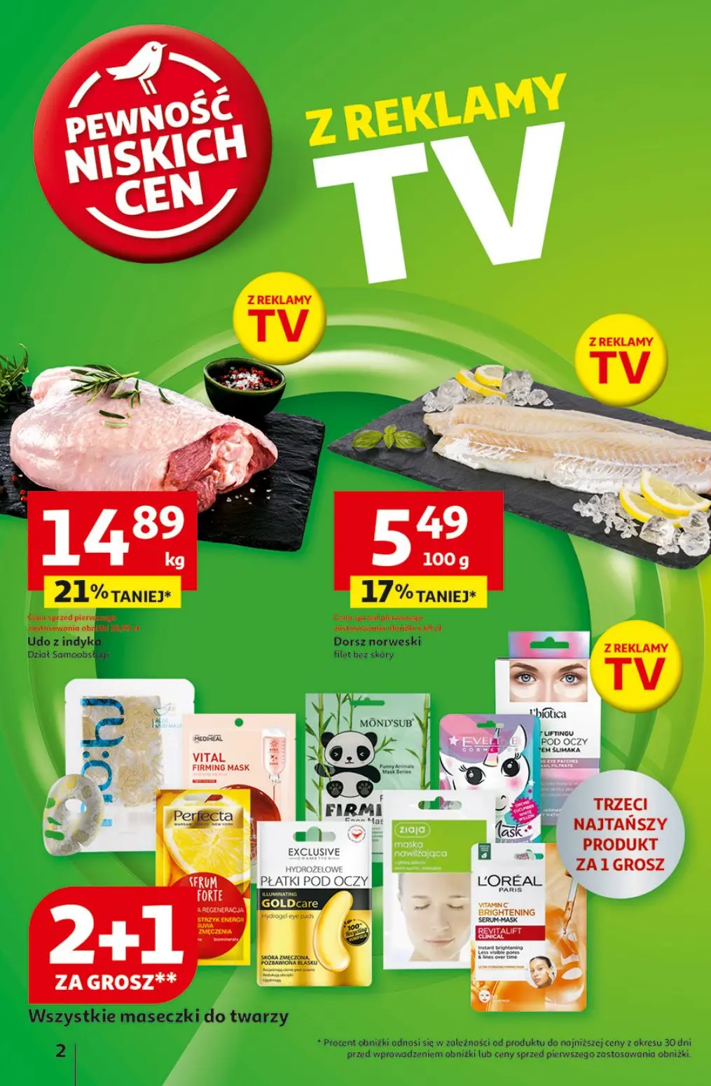 gazetka promocyjna Auchan Z Małą Cenką dźwigniesz więcej! - Strona 2