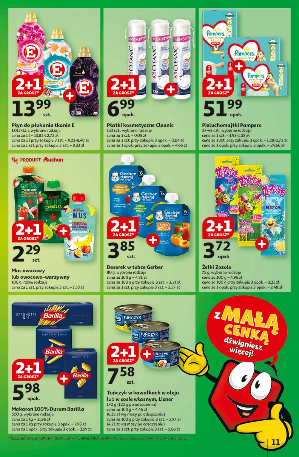 gazetka promocyjna Auchan Z Małą Cenką dźwigniesz więcej! - Strona 13