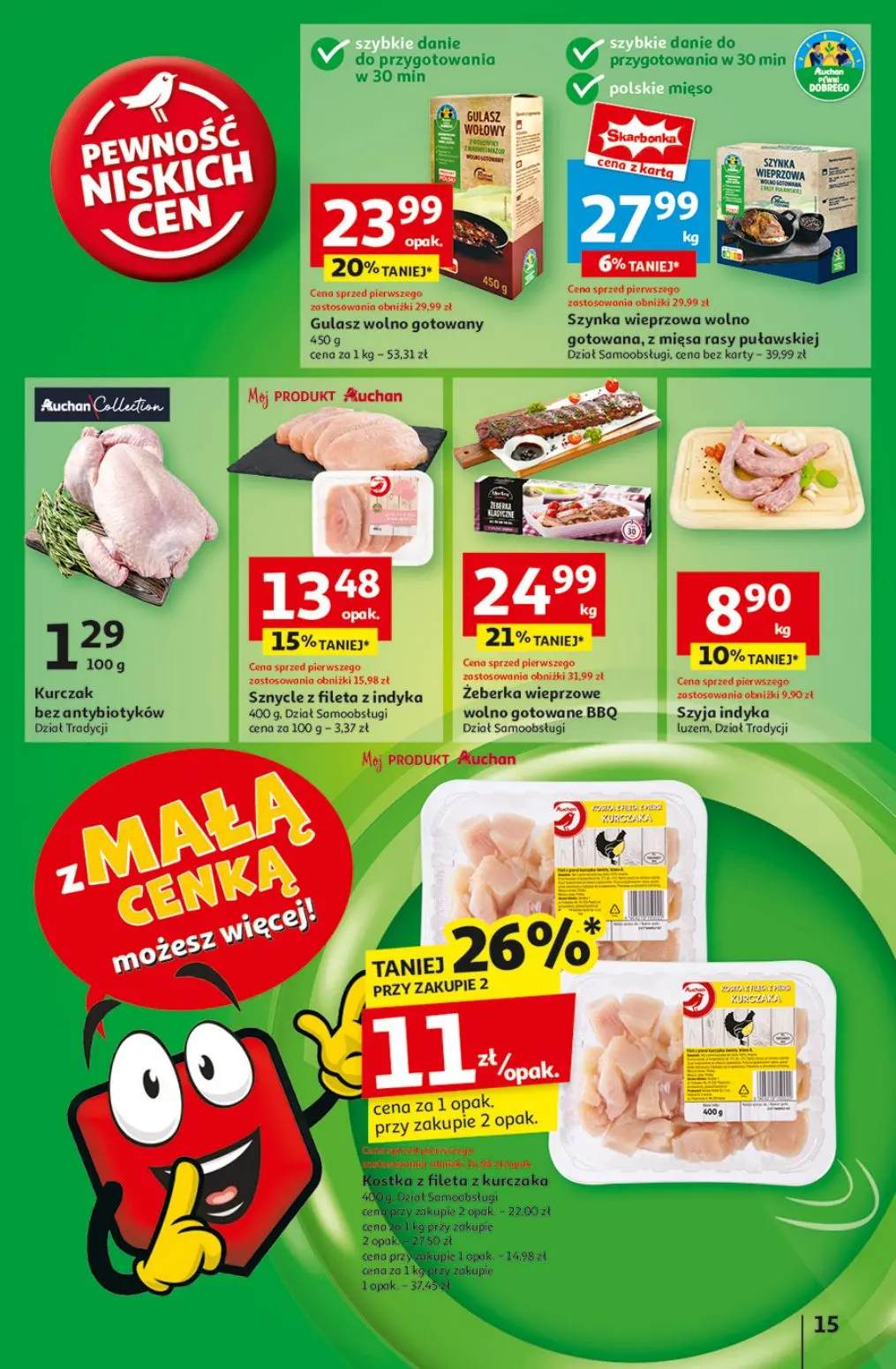 gazetka promocyjna Auchan Z Małą Cenką dźwigniesz więcej! - Strona 17