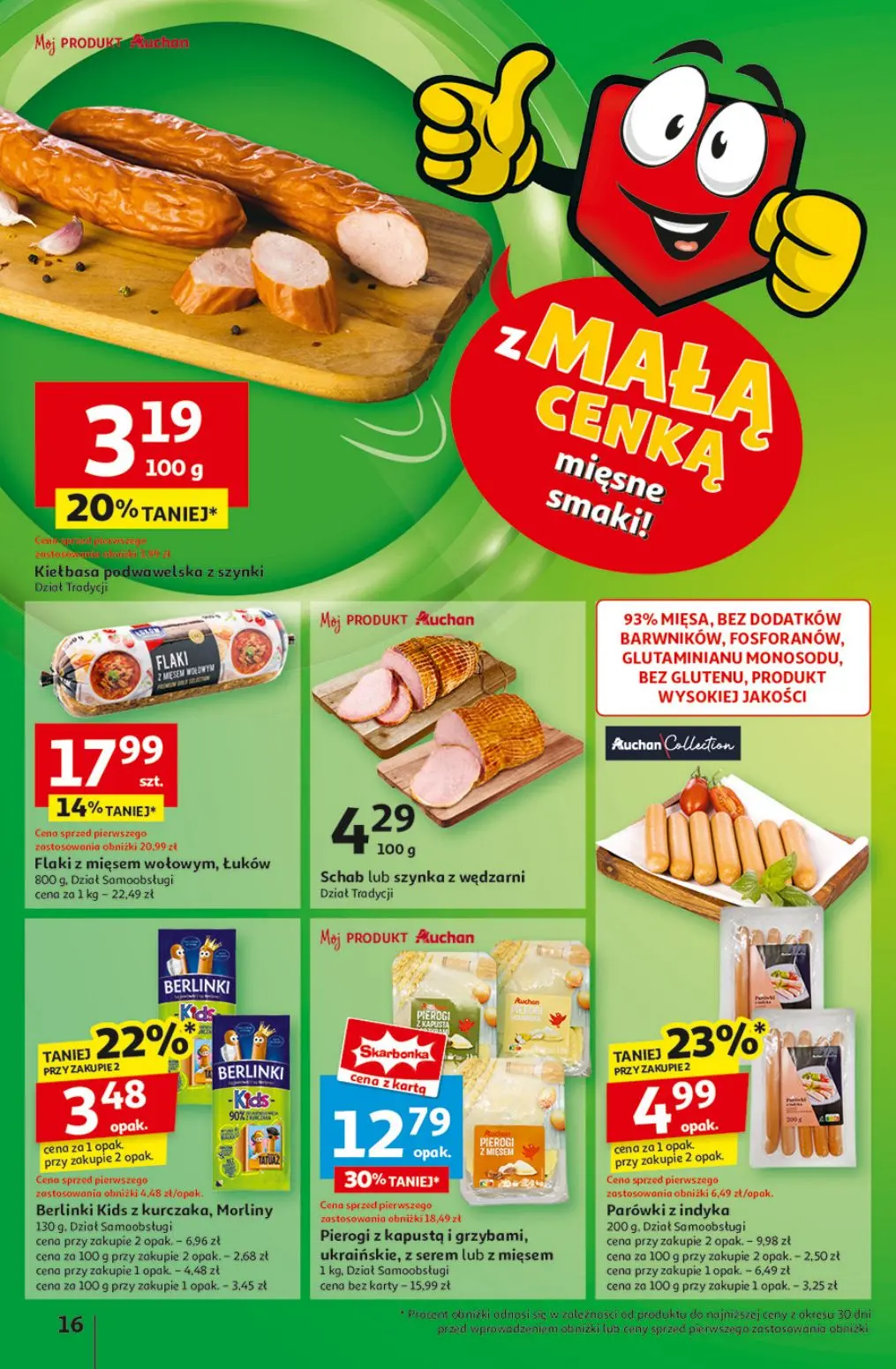 gazetka promocyjna Auchan Z Małą Cenką dźwigniesz więcej! - Strona 18