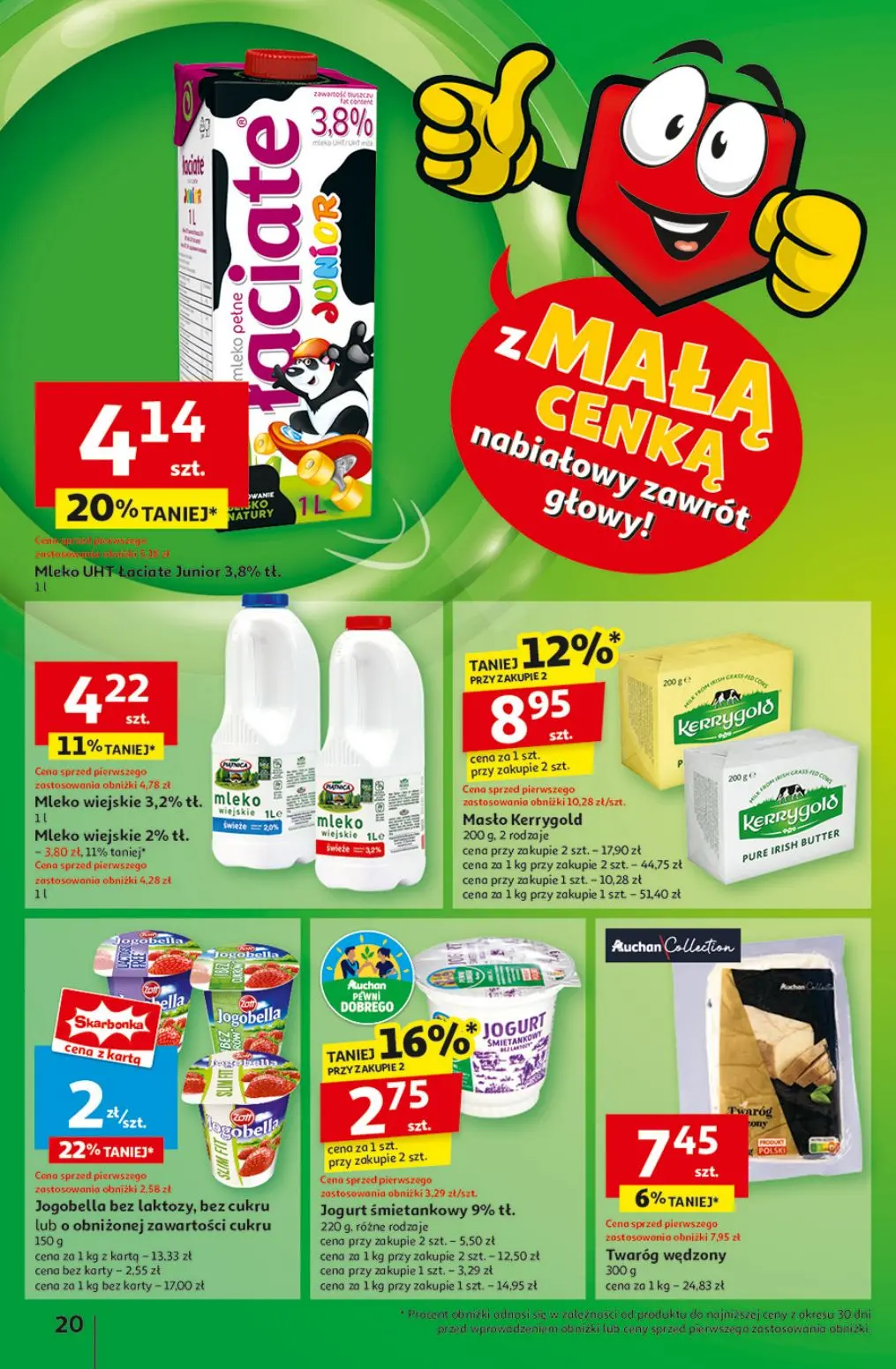 gazetka promocyjna Auchan Z Małą Cenką dźwigniesz więcej! - Strona 22