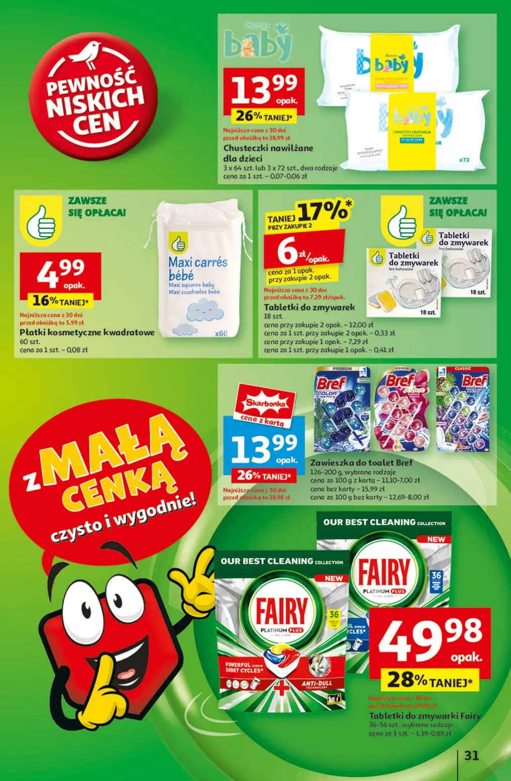 gazetka promocyjna Auchan Z Małą Cenką dźwigniesz więcej! - Strona 33