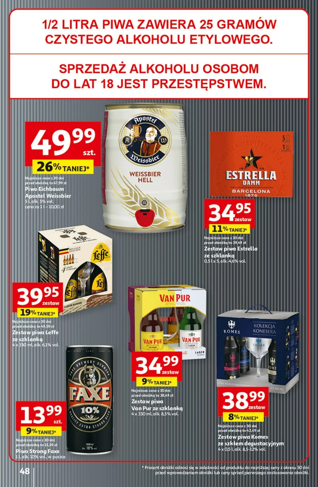 gazetka promocyjna Auchan Z Małą Cenką dźwigniesz więcej! - Strona 52