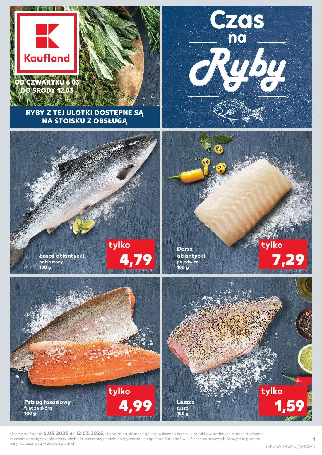 gazetka promocyjna Kaufland Czas na ryby - Strona 1