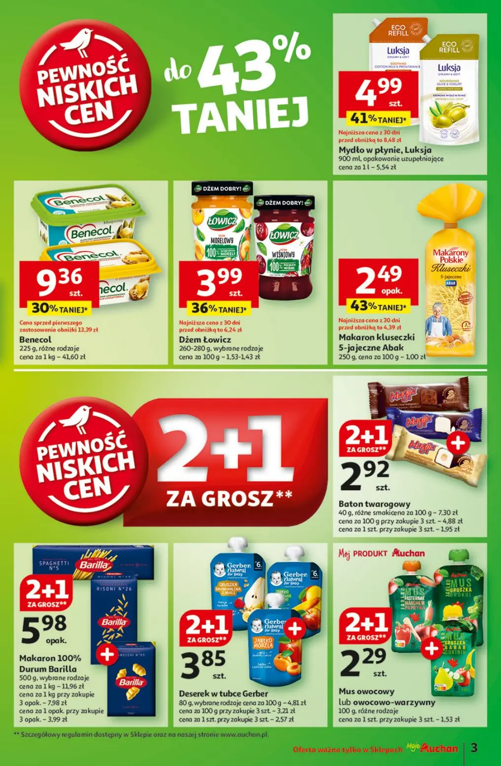 gazetka promocyjna Moje Auchan Z Małą Cenką dźwigniesz więcej! - Strona 3