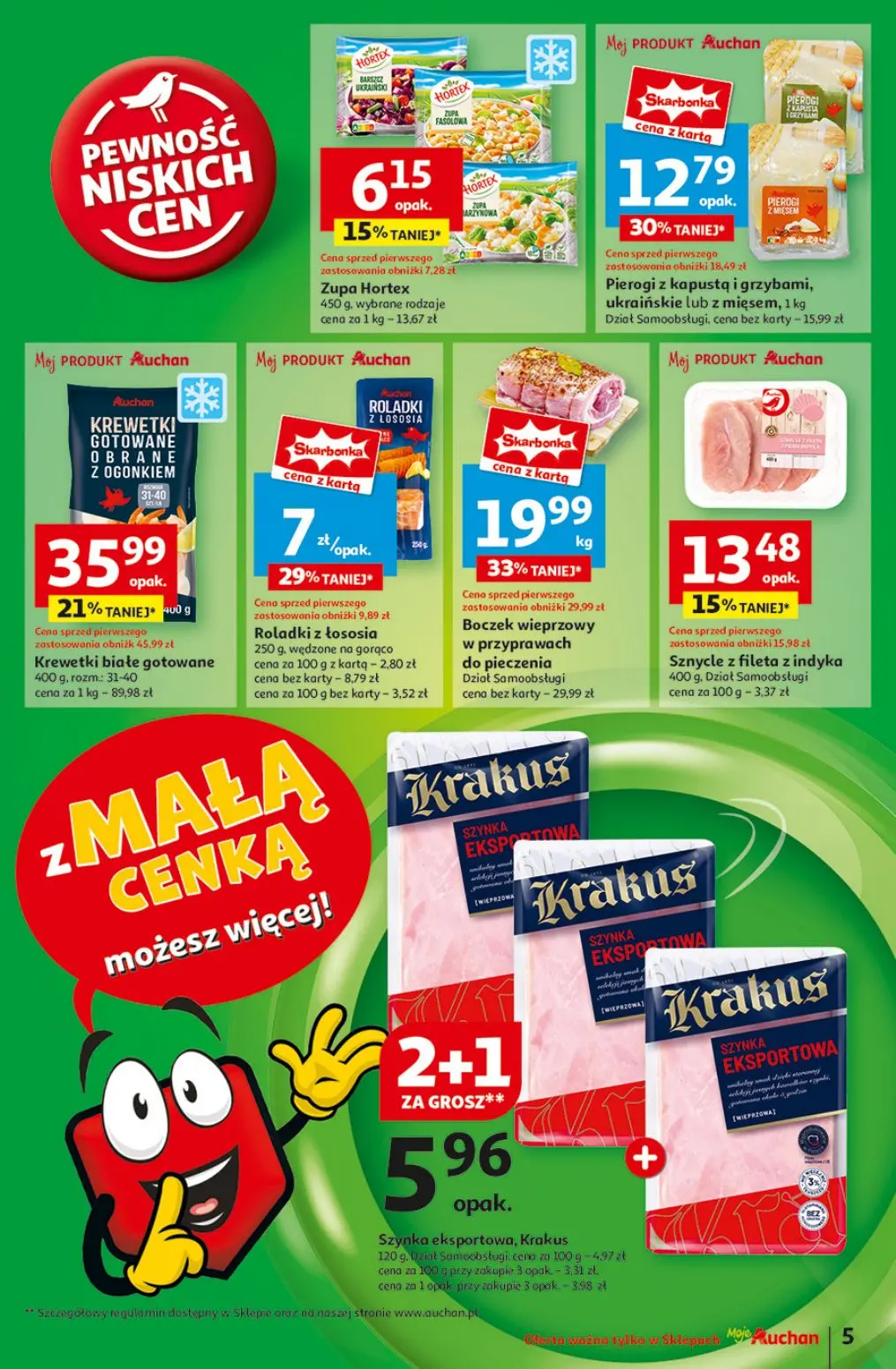 gazetka promocyjna Moje Auchan Z Małą Cenką dźwigniesz więcej! - Strona 7