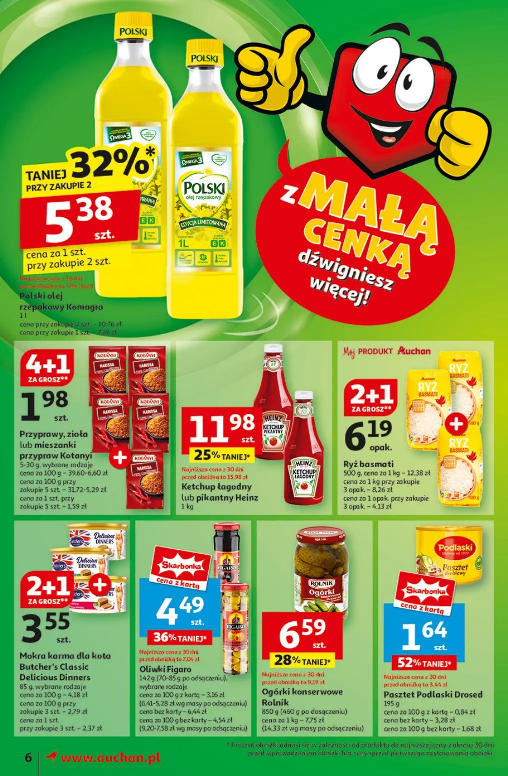 gazetka promocyjna Moje Auchan Z Małą Cenką dźwigniesz więcej! - Strona 8