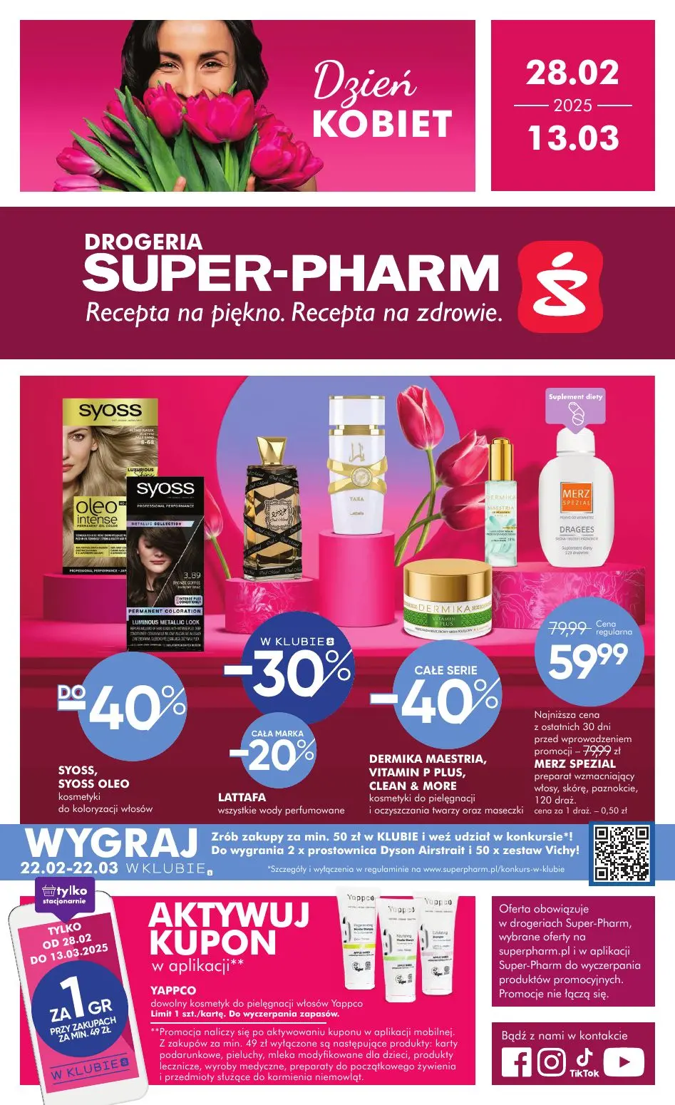 gazetka promocyjna SUPER-PHARM Dzień kobiet - Strona 1