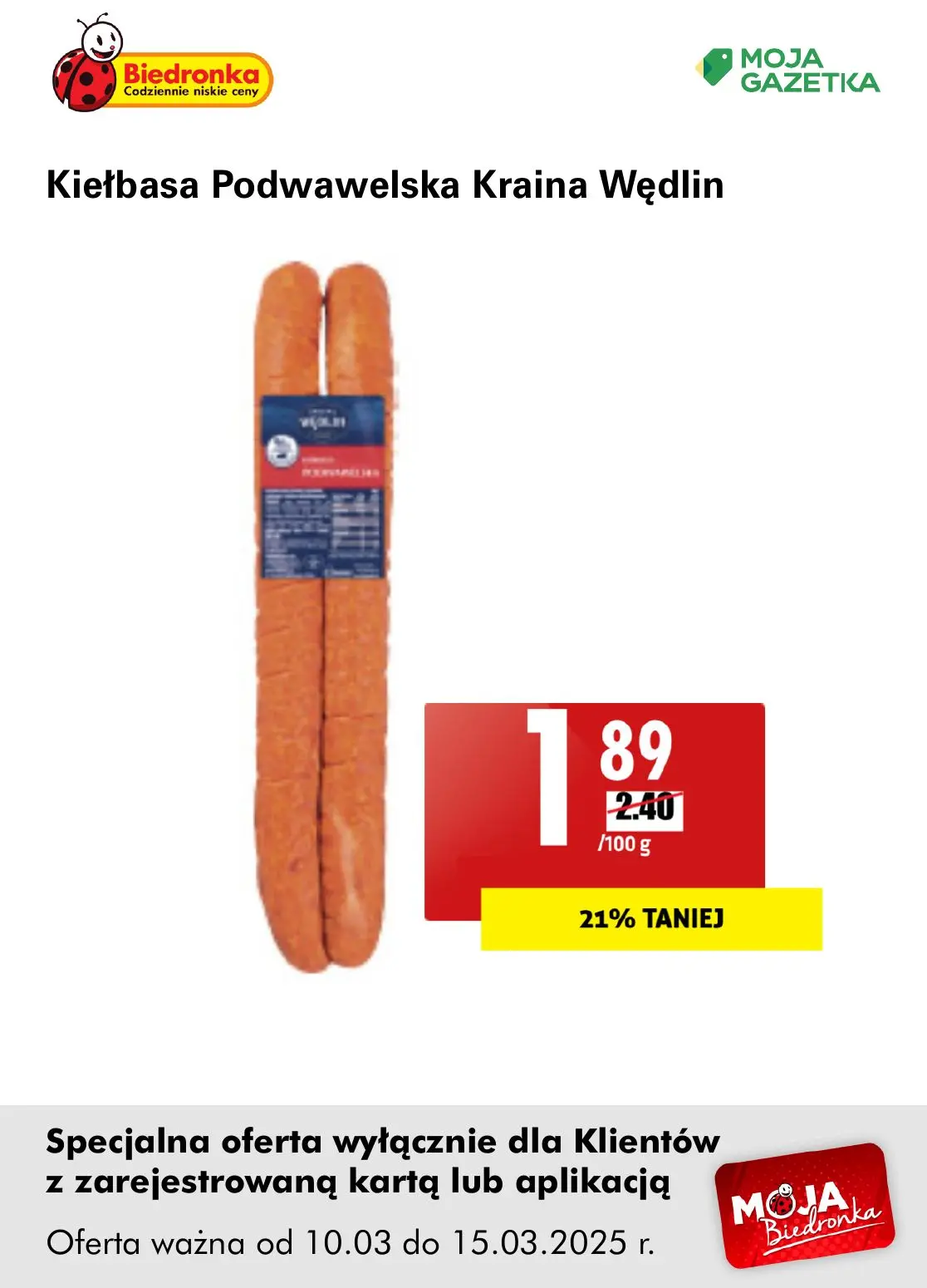 gazetka promocyjna Biedronka Oferta z kartą Moja Biedronka - Strona 12