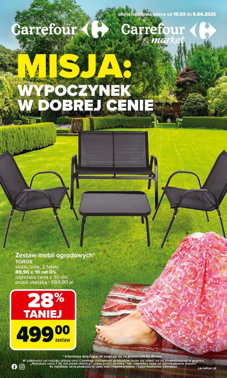 gazetka promocyjna Carrefour Market Misja: wypoczynek w dobrej cenie - Strona 1