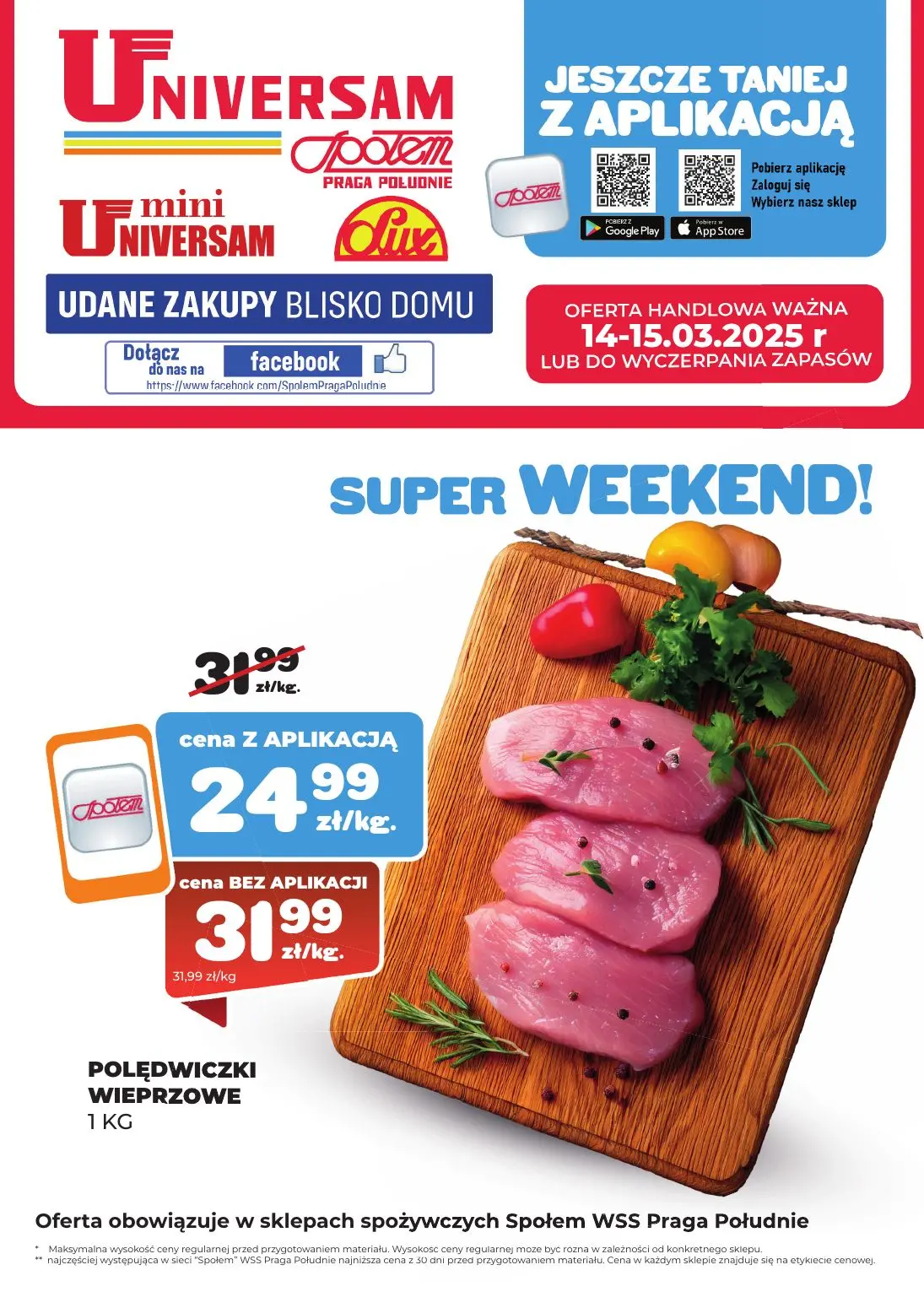 gazetka promocyjna Społem Praga Super Weekend - Strona 1