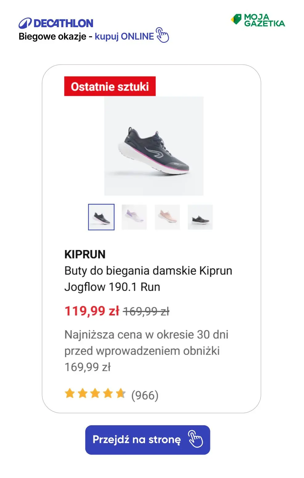 gazetka promocyjna Decathlon Running Deals - biegowe okazje do -50%!  - Strona 9