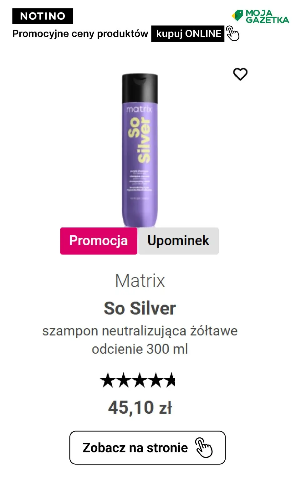 gazetka promocyjna Notino PROMOCJE NOTINO NA PERFUMY I KOSMETYKI - Strona 7