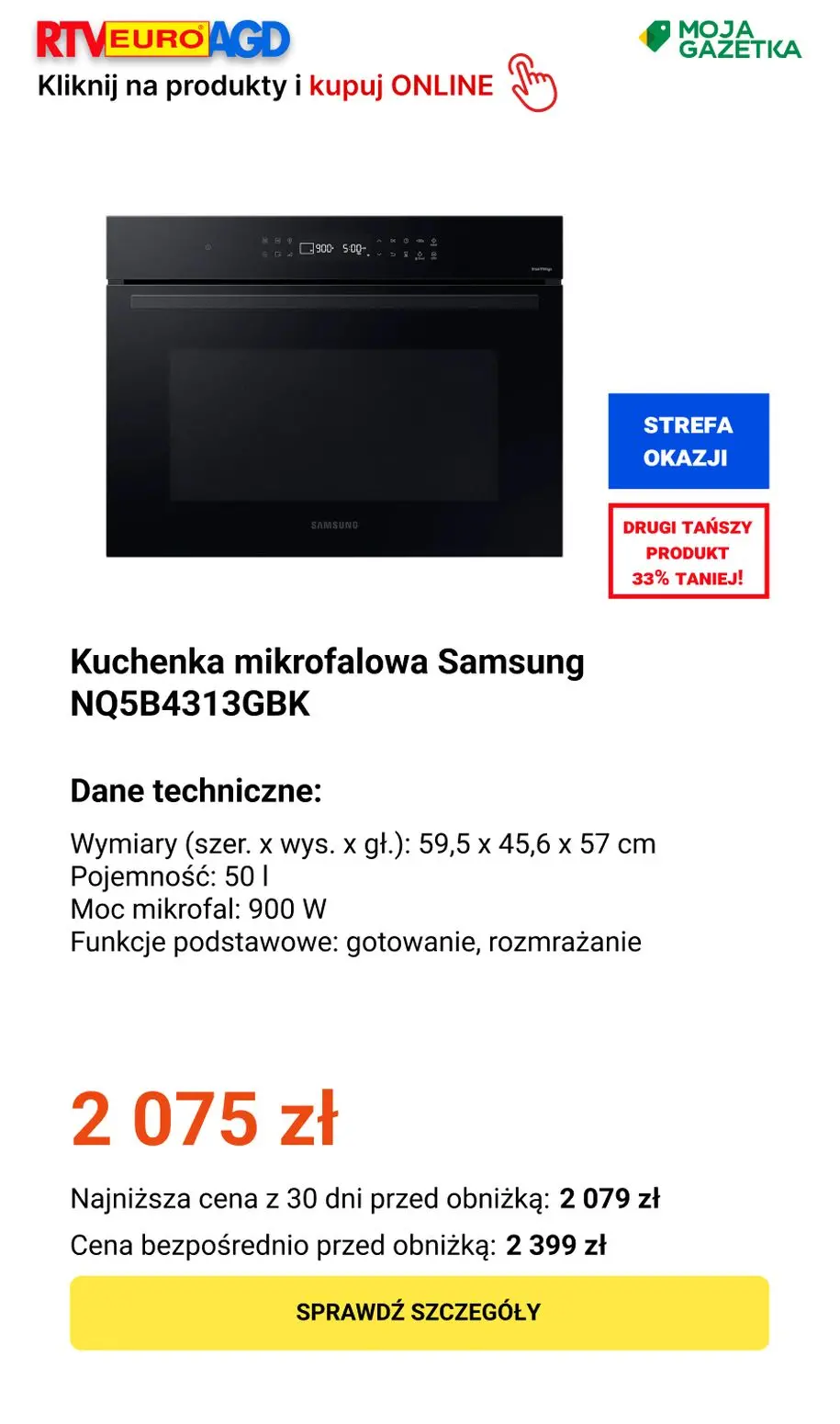 gazetka promocyjna RTV EURO AGD Drugi, tańszy –33% - Strona 3