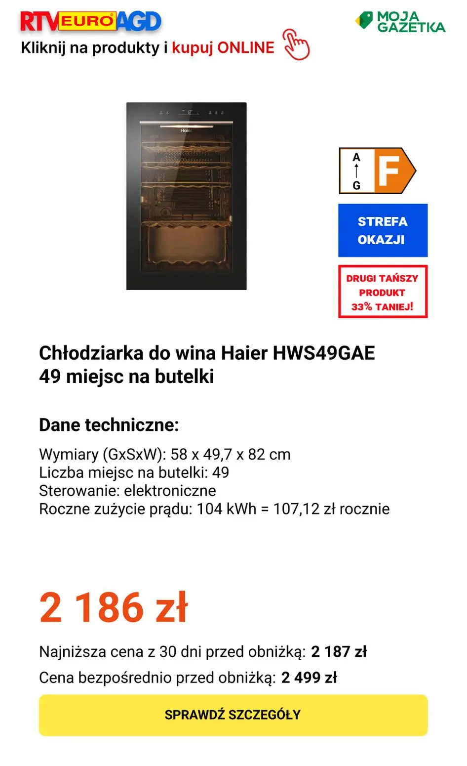 gazetka promocyjna RTV EURO AGD Drugi, tańszy –33% - Strona 11