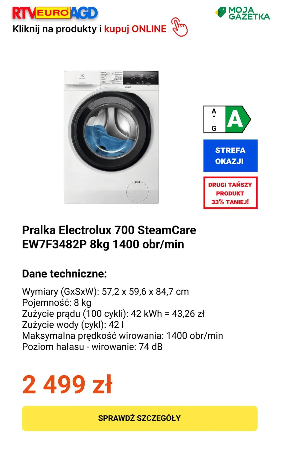 gazetka promocyjna RTV EURO AGD Drugi, tańszy –33% - Strona 21