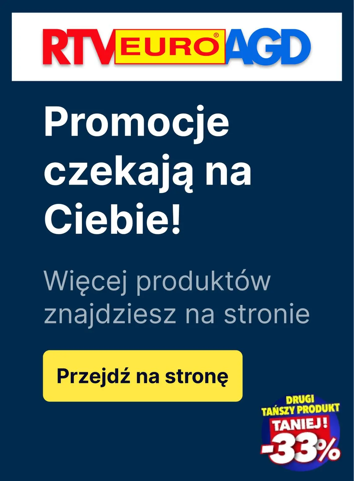 gazetka promocyjna RTV EURO AGD Drugi, tańszy –33% - Strona 23