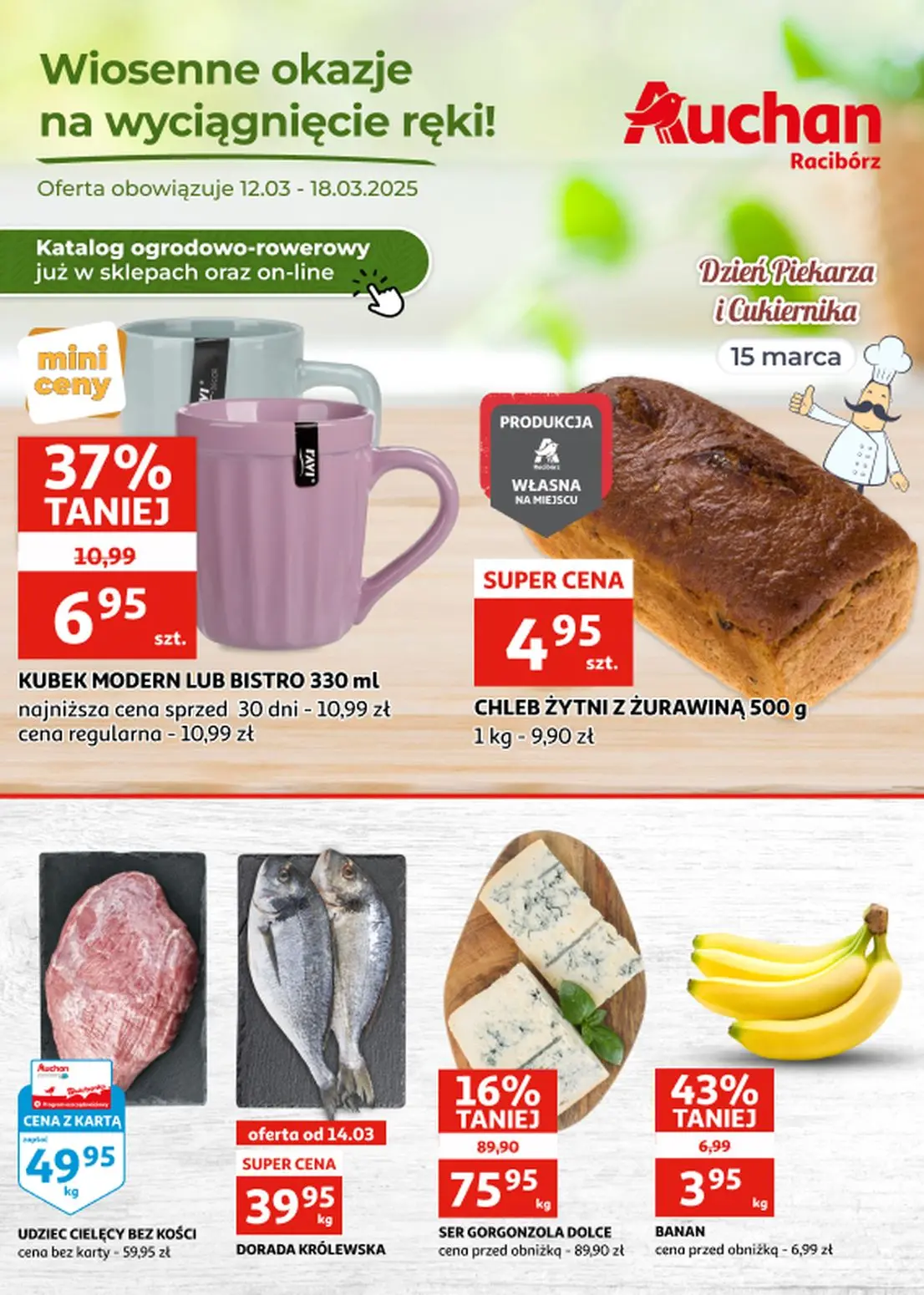 gazetka promocyjna Auchan Racibórz - Strona 1