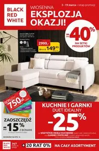 Gazetka promocyjna Black Red White, ważna od 2025-03-03 do 2025-03-19.