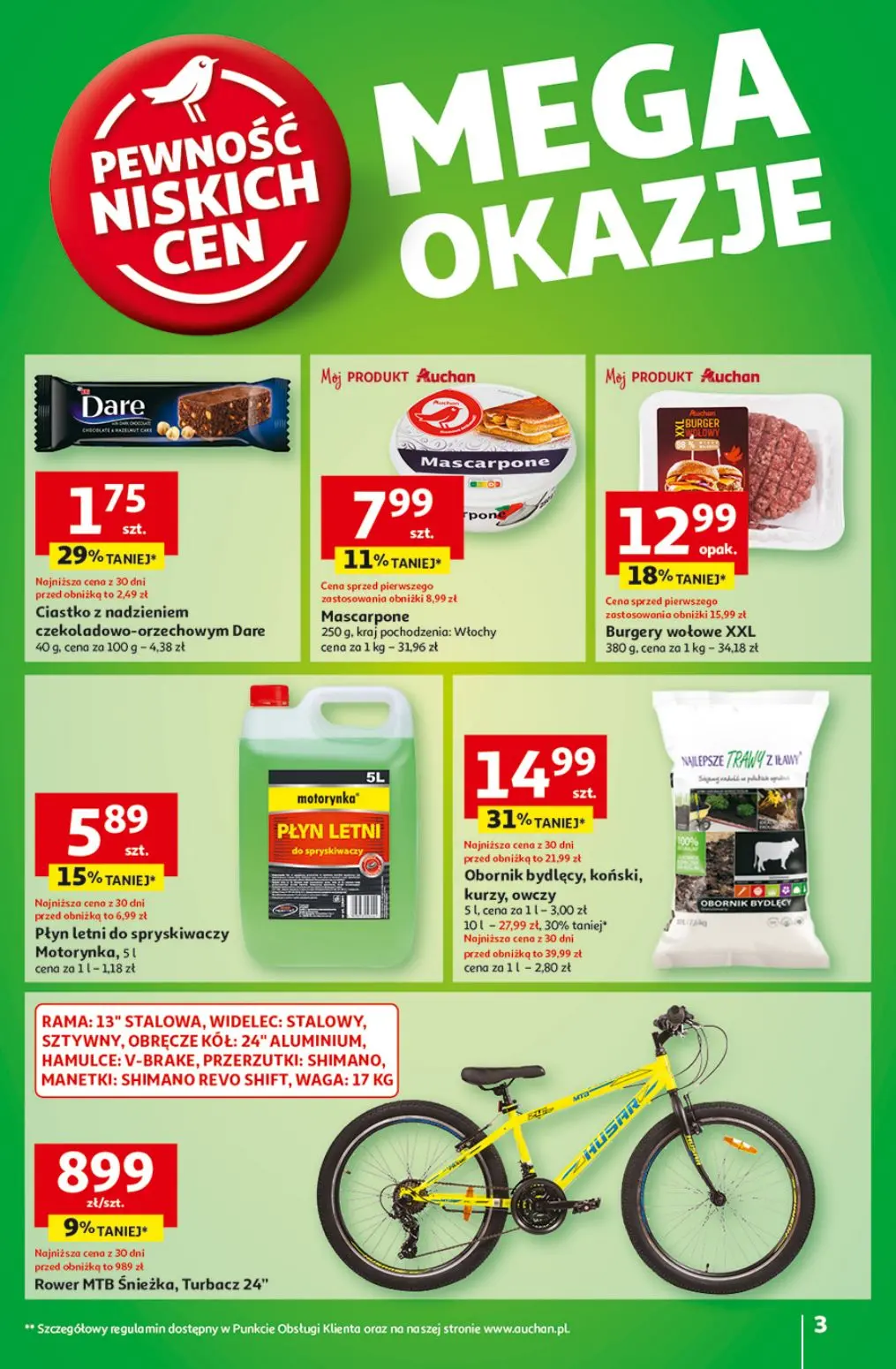 gazetka promocyjna Auchan Pewność niskich cen - Strona 3