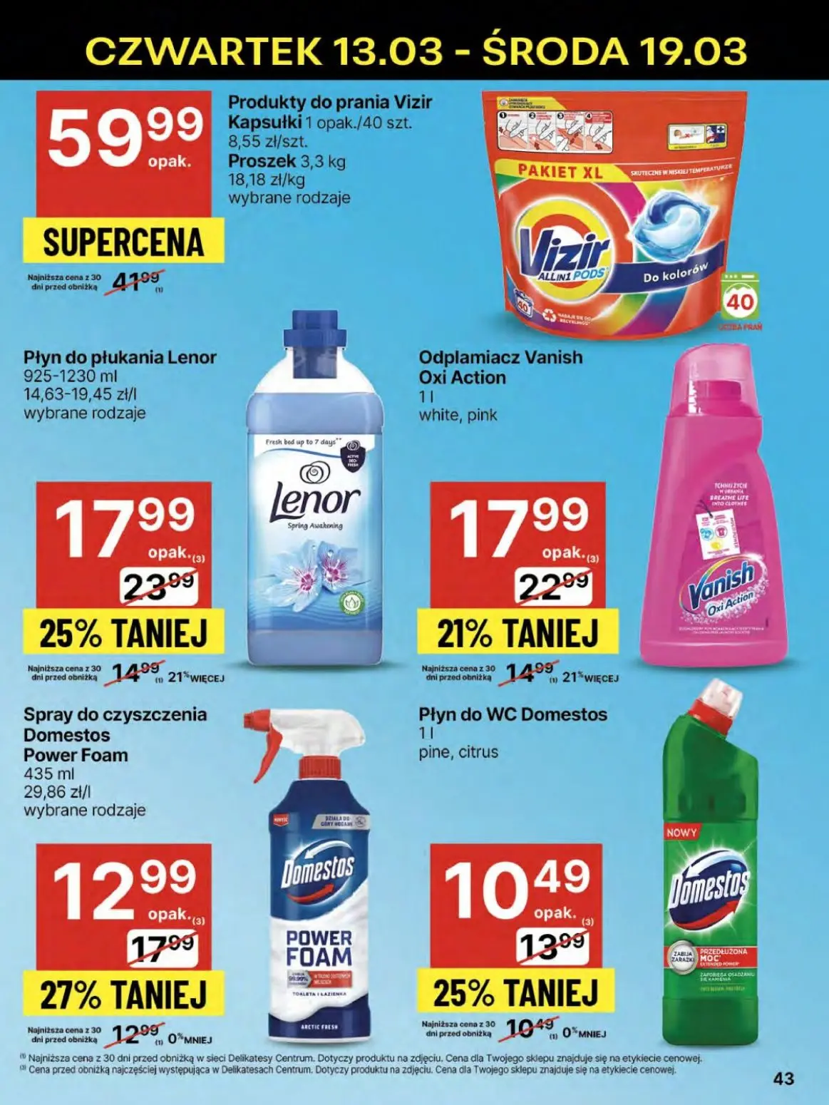 gazetka promocyjna Delikatesy Centrum  - Strona 43