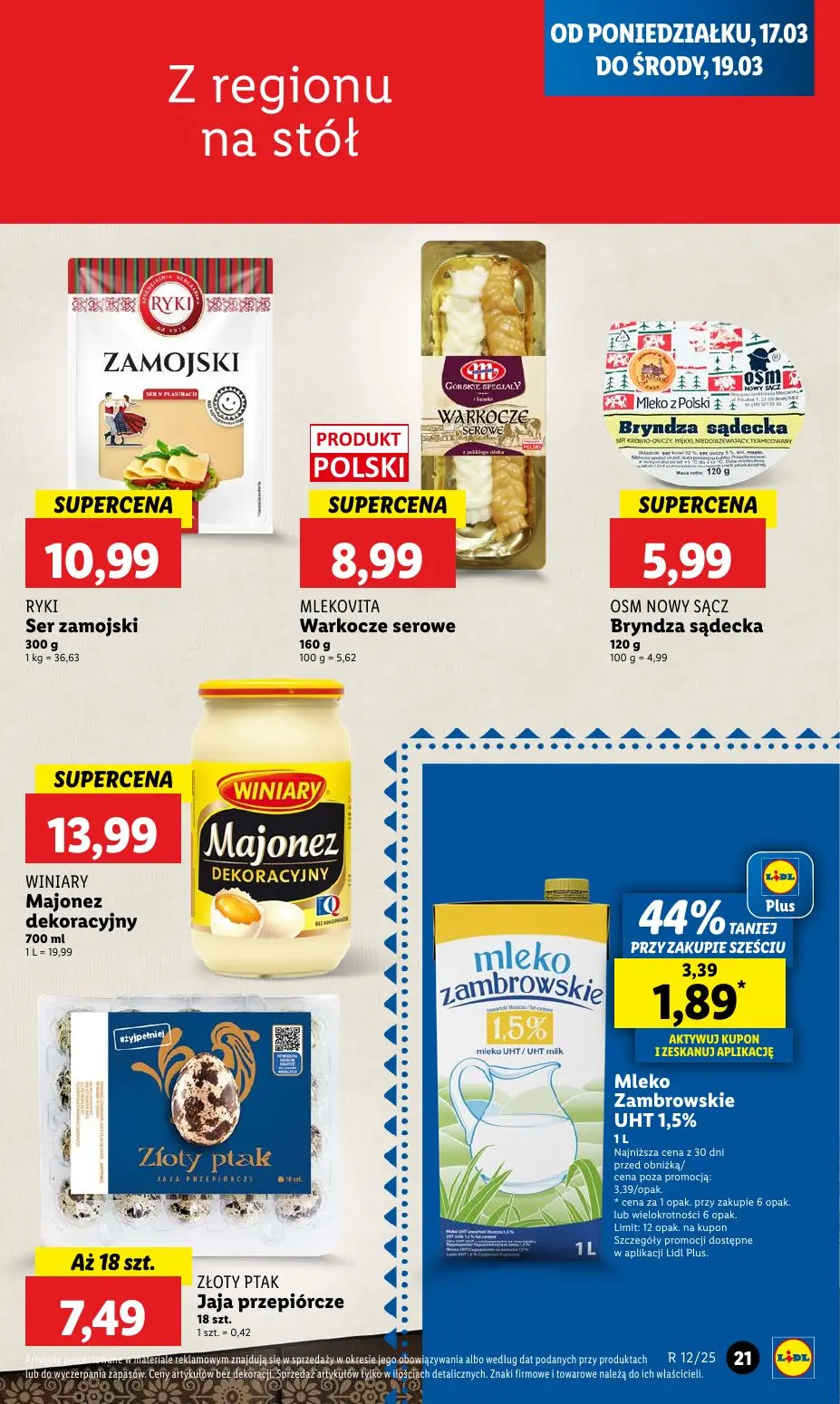 gazetka promocyjna LIDL Od poniedziałku - Strona 21