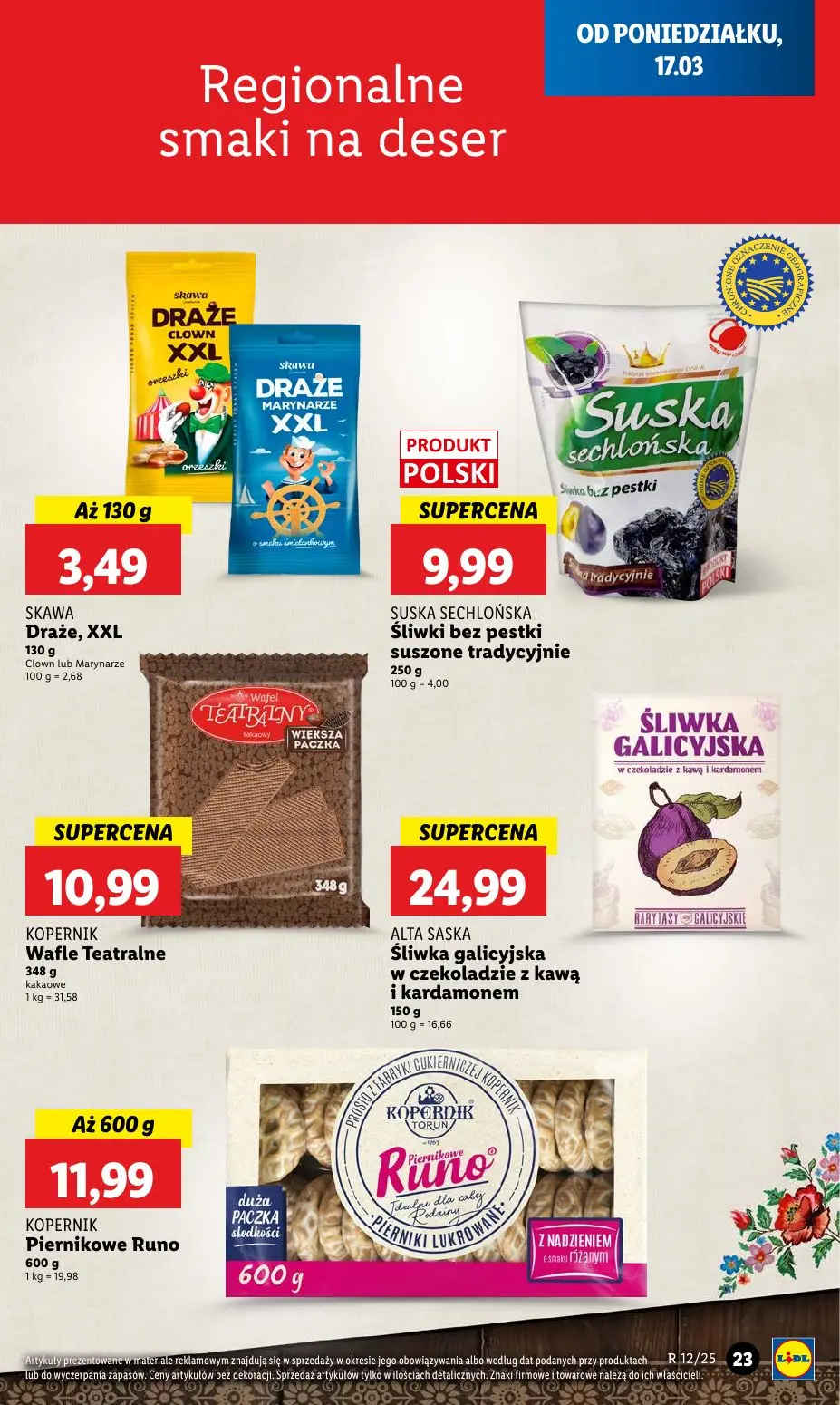 gazetka promocyjna LIDL Od poniedziałku - Strona 23