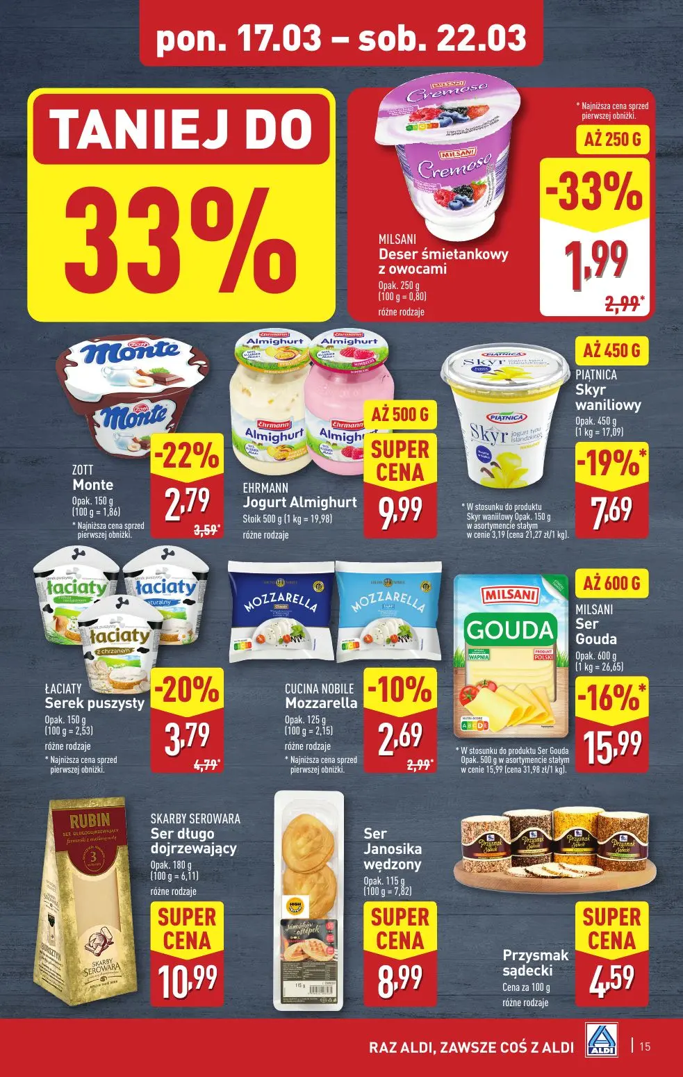 gazetka promocyjna ALDI Raz ALDI, zawsze coś z ALDI - Strona 15