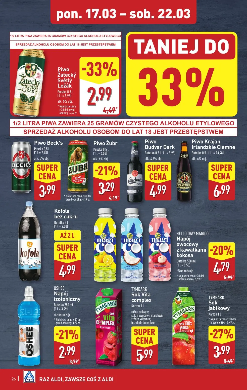 gazetka promocyjna ALDI Raz ALDI, zawsze coś z ALDI - Strona 26