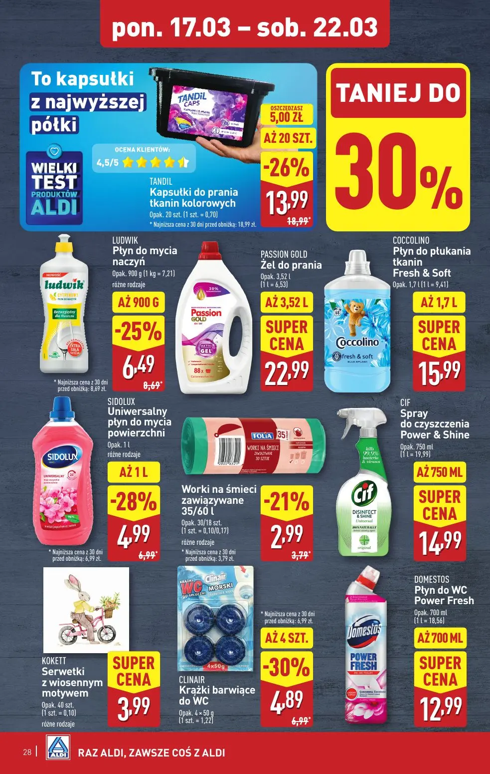 gazetka promocyjna ALDI Raz ALDI, zawsze coś z ALDI - Strona 28