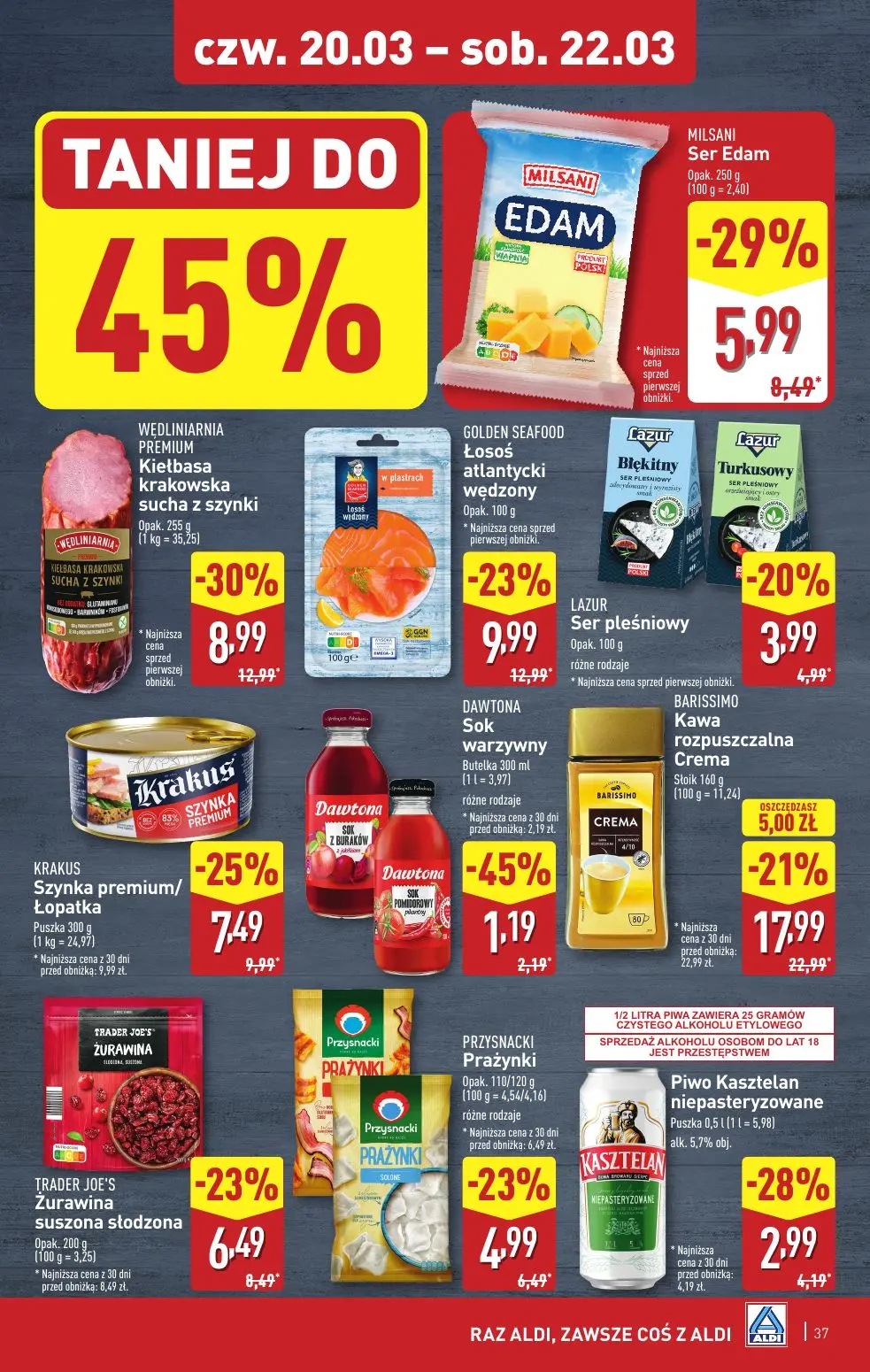 gazetka promocyjna ALDI Raz ALDI, zawsze coś z ALDI - Strona 37