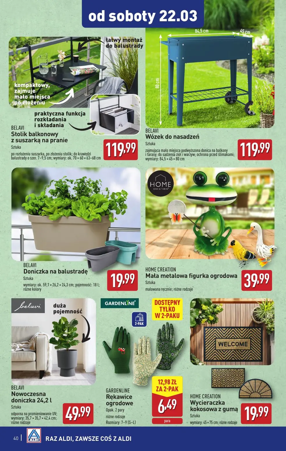 gazetka promocyjna ALDI Raz ALDI, zawsze coś z ALDI - Strona 40