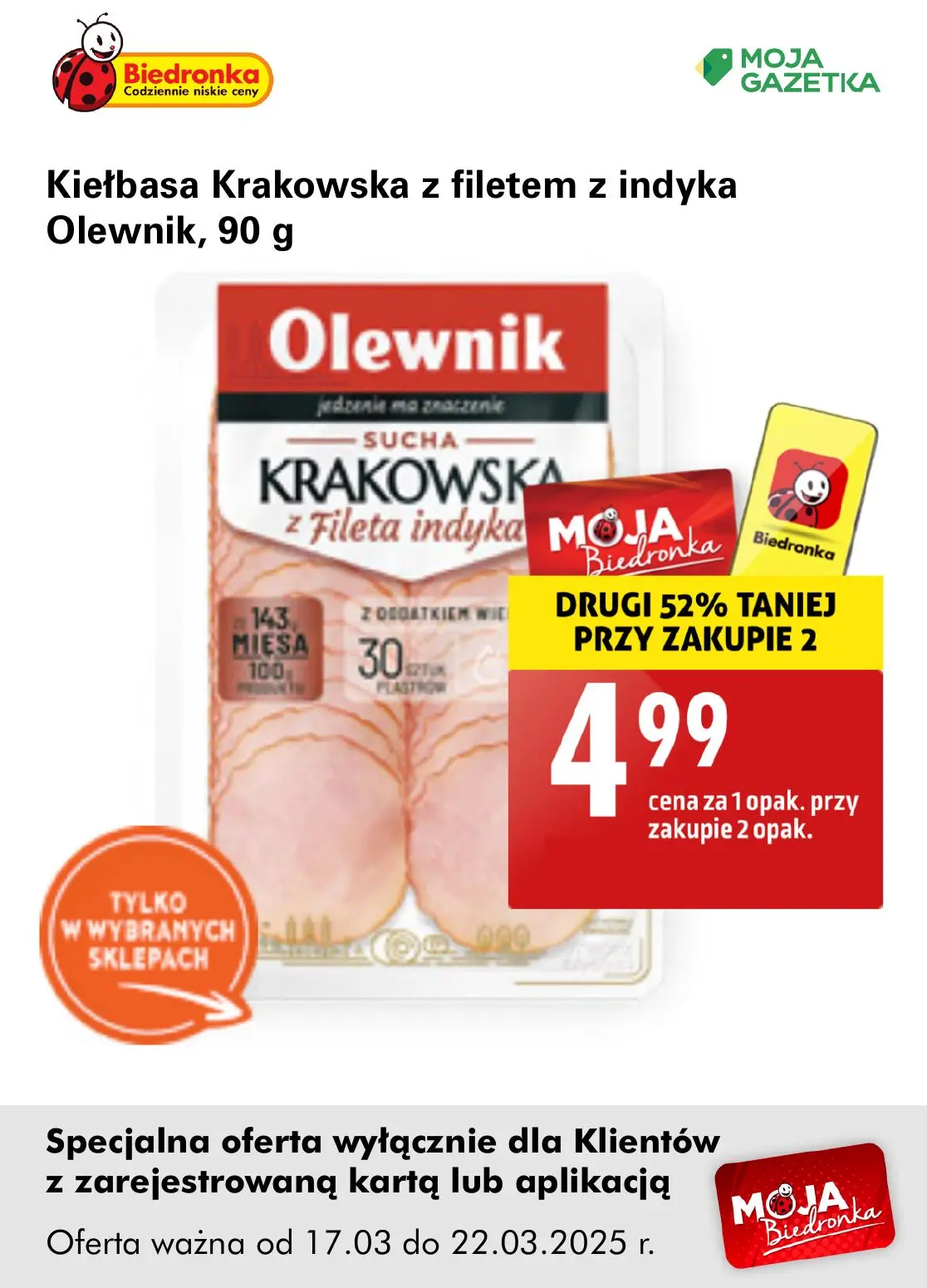 gazetka promocyjna Biedronka Oferta z kartą Moja Biedronka - Strona 22