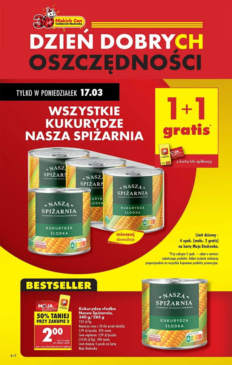 gazetka promocyjna Biedronka Od poniedziałku - Strona 6