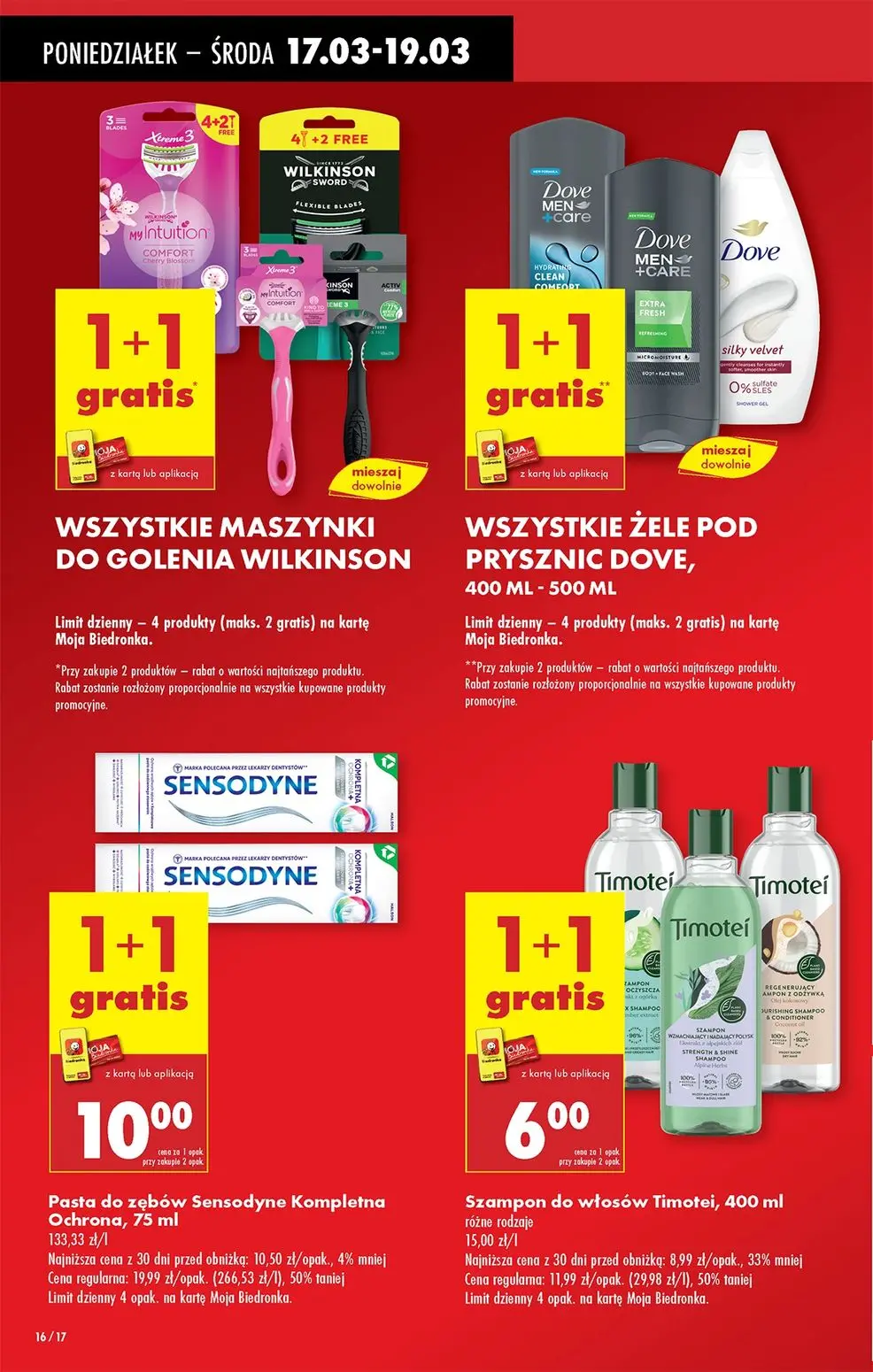 gazetka promocyjna Biedronka Od poniedziałku - Strona 16