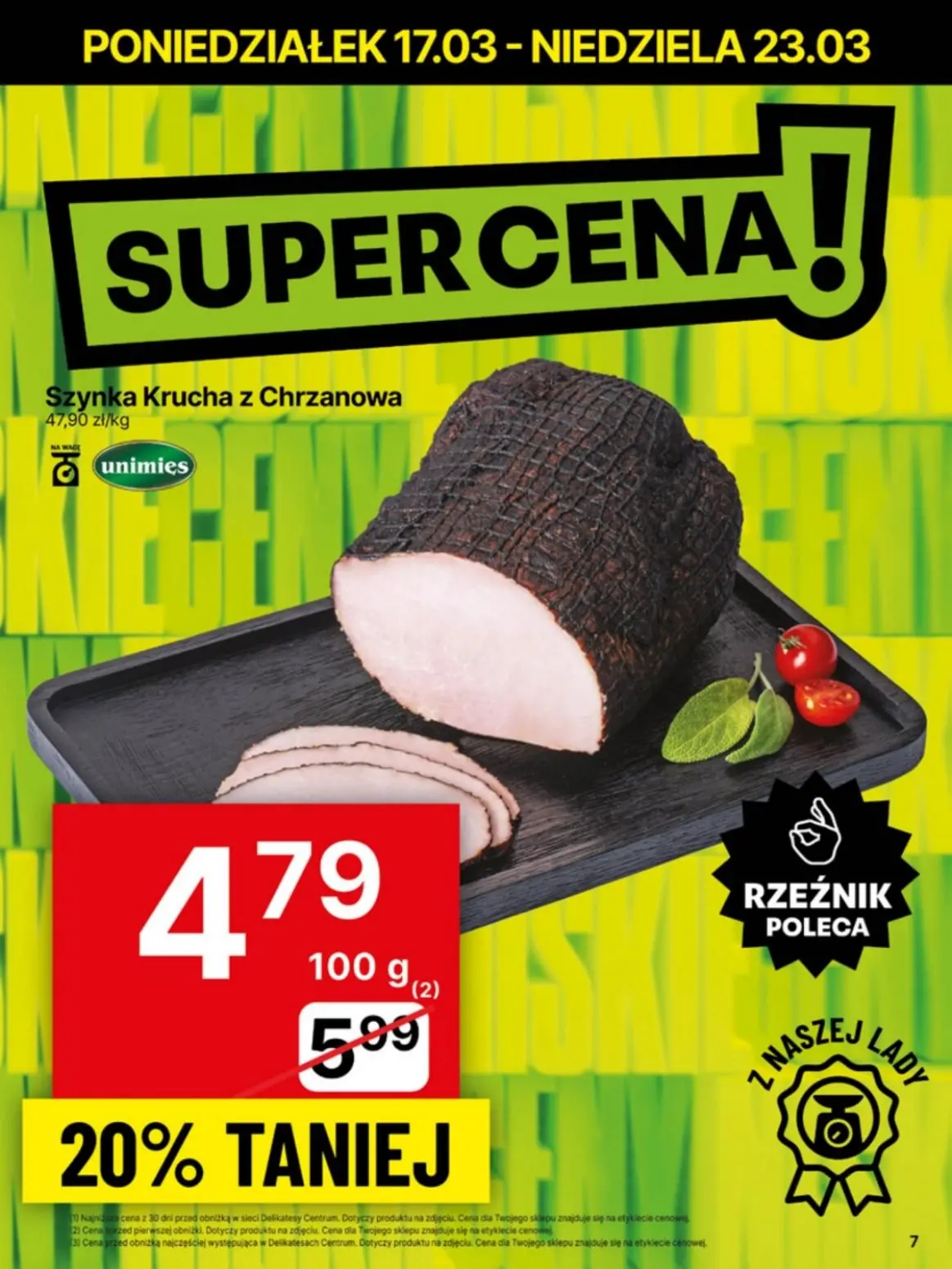 gazetka promocyjna Delikatesy Centrum Od poniedziałku - Strona 7