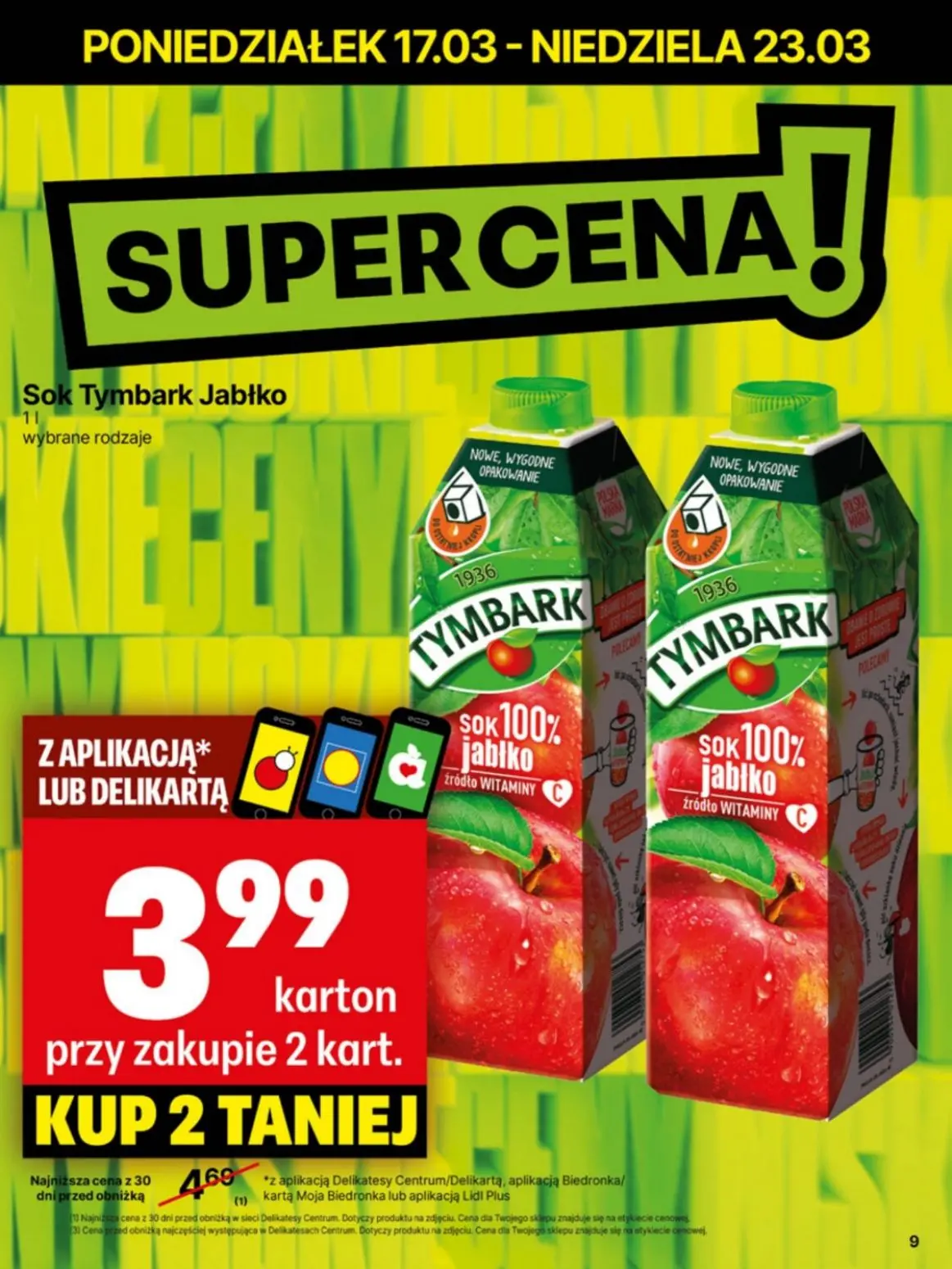 gazetka promocyjna Delikatesy Centrum Od poniedziałku - Strona 9