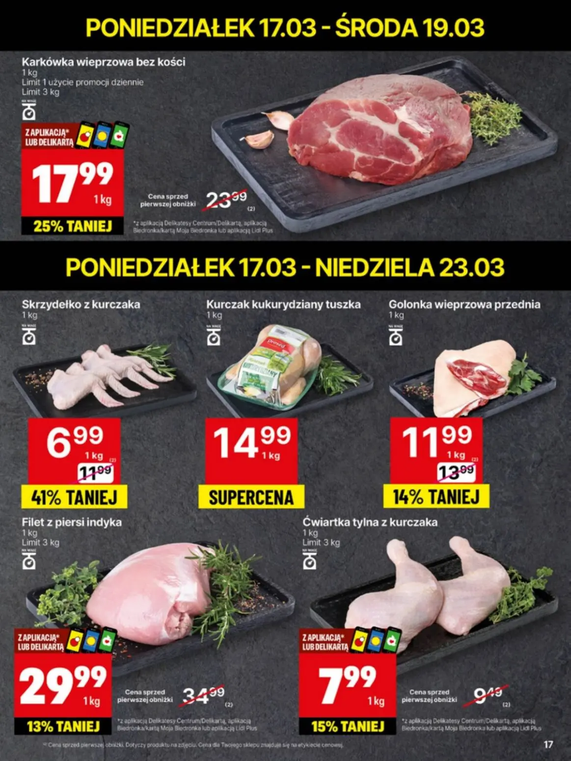 gazetka promocyjna Delikatesy Centrum Od poniedziałku - Strona 17