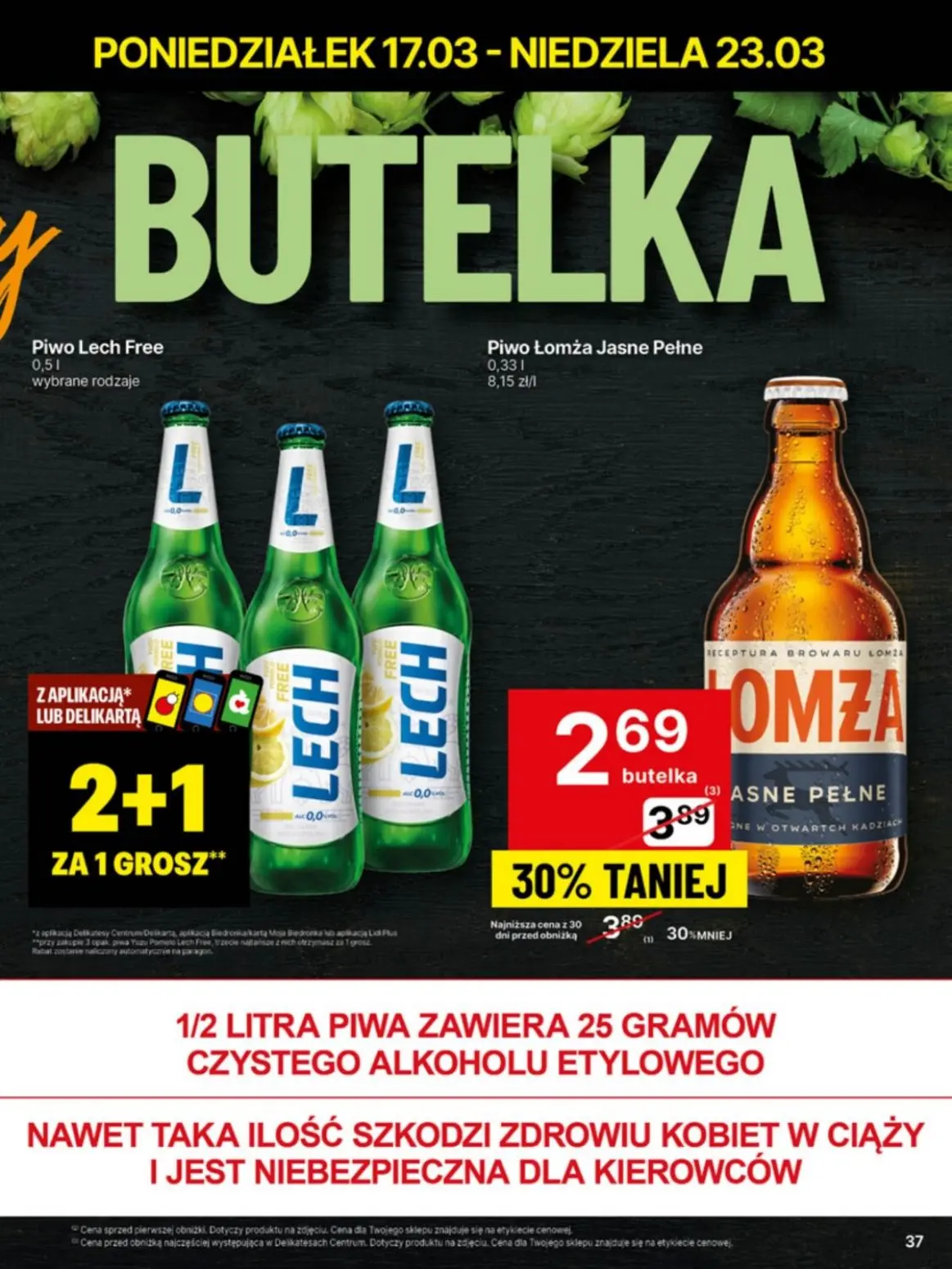 gazetka promocyjna Delikatesy Centrum Od poniedziałku - Strona 37