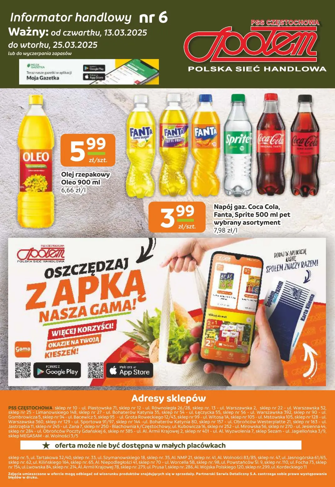 gazetka promocyjna Społem Częstochowa  - Strona 12