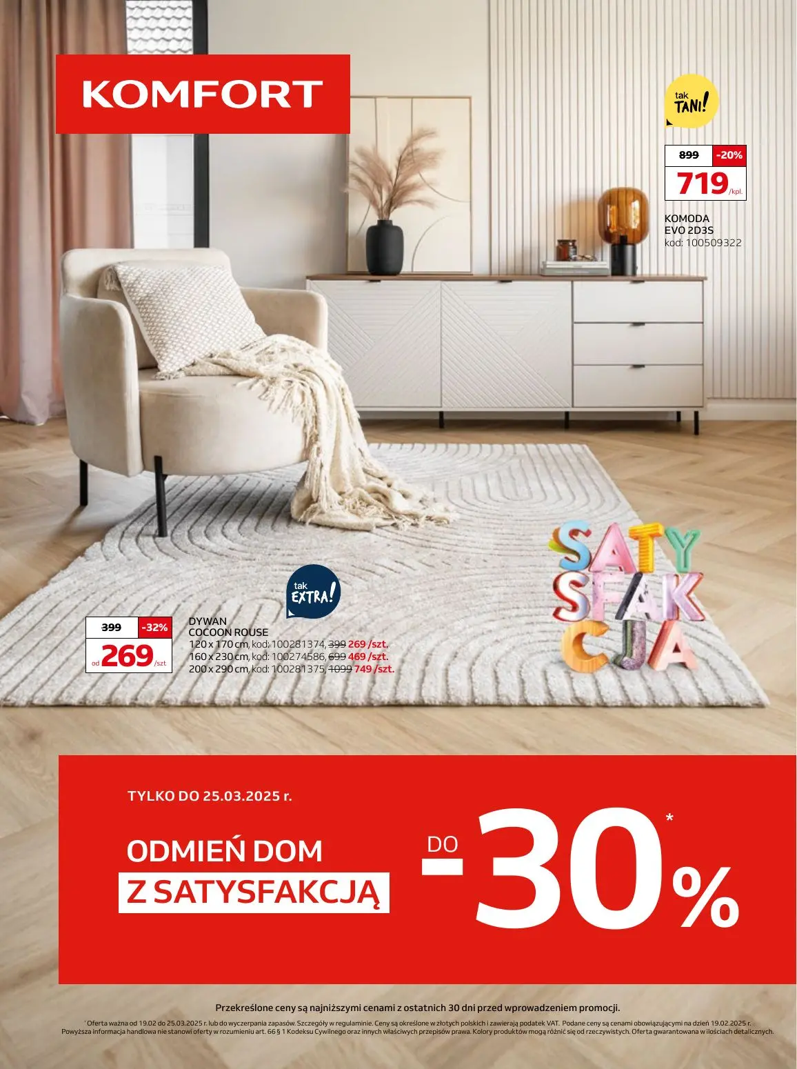 gazetka promocyjna KOMFORT Odmień dom - Strona 1